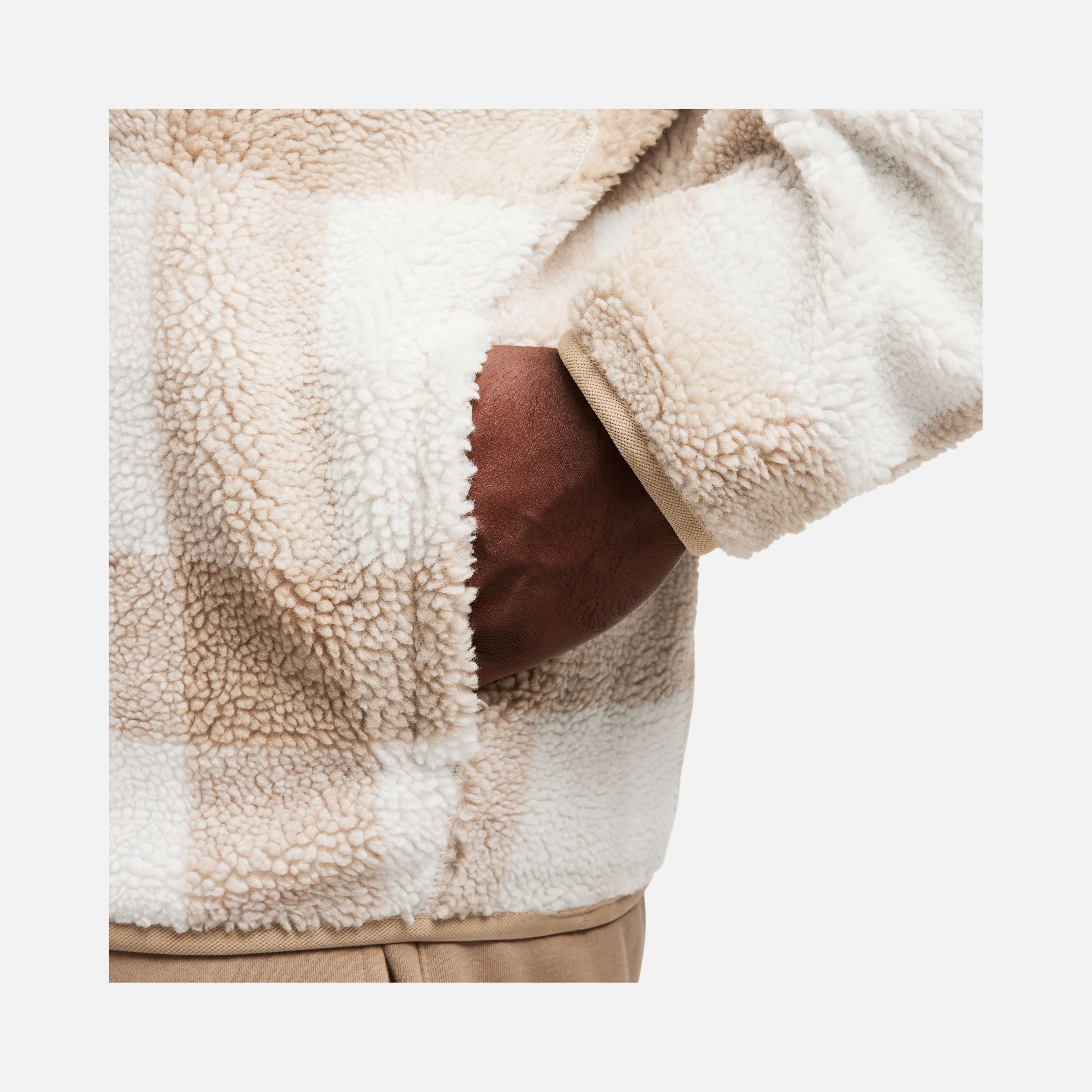 Nike Sportswear Club+ Sesonal Winterized Fleece All Over Printed Half-Zip Erkek Sweatshirt