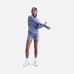 Nike Swift Dri-Fit UV 1/4-Zip Running Long-Sleeve Kadın Tişört