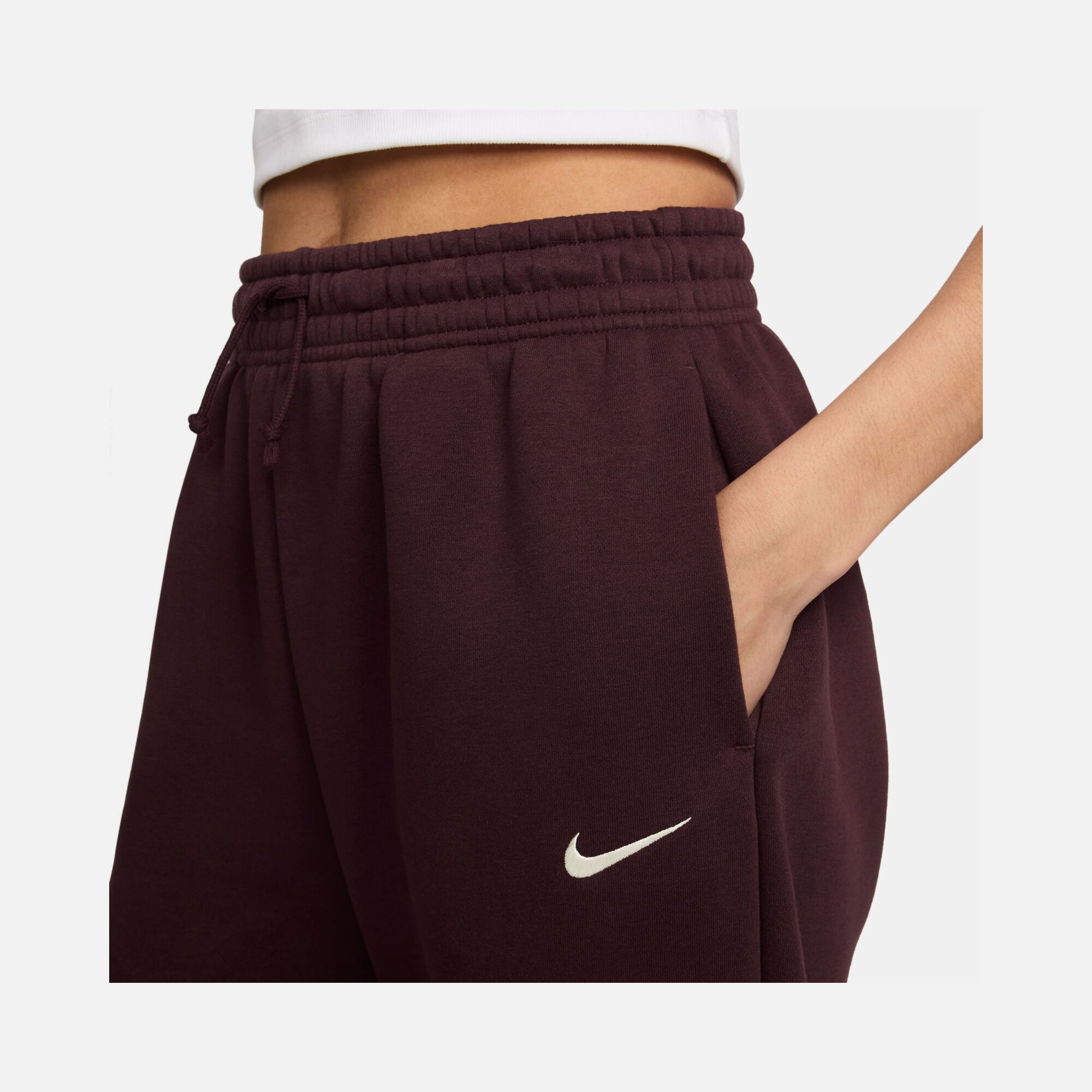 Nike Sportswear Phoenix Fleece High-Waisted Oversized Kadın Eşofman Altı