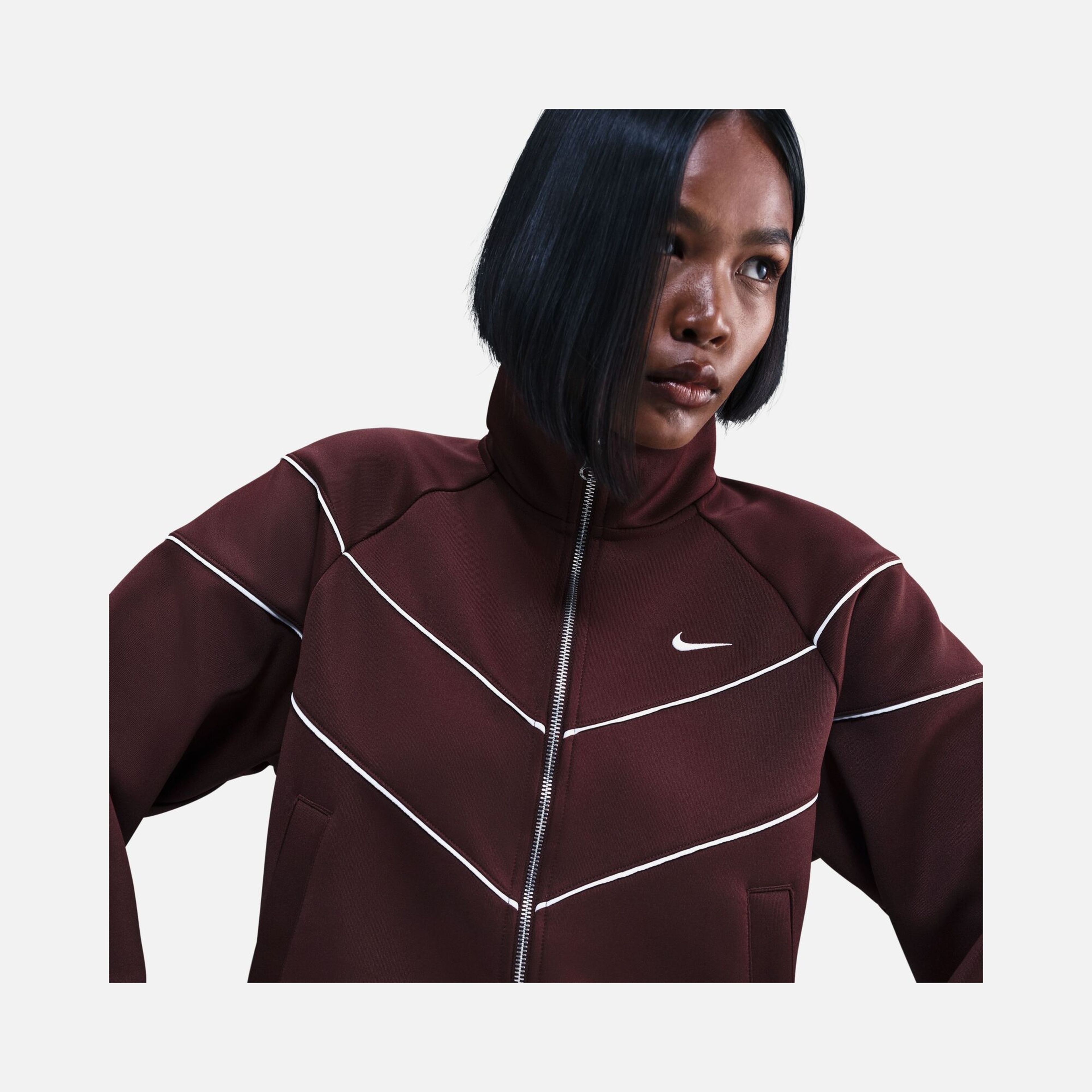 Nike Sportswear Essentials Windrunner Poly Knit Full-Zip Kadın Ceket