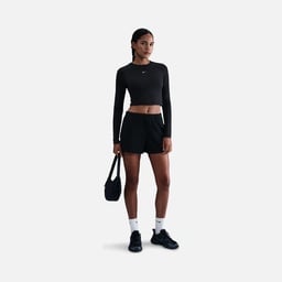 Nike Sportswear Chill Knit Slim Cropped Long-Sleeve Kadın Tişört