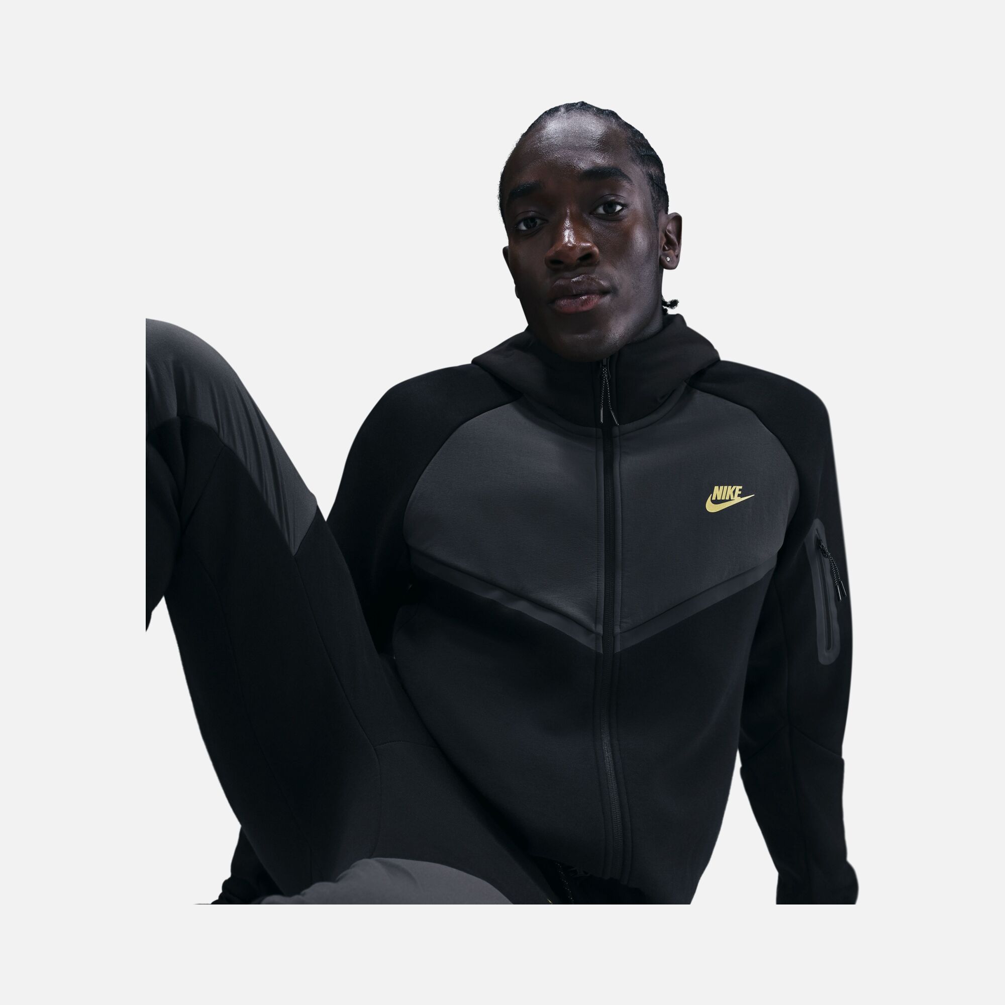 Nike M Tech Fleece Mix Wr Hoodie Erkek Ceket | Barçın
