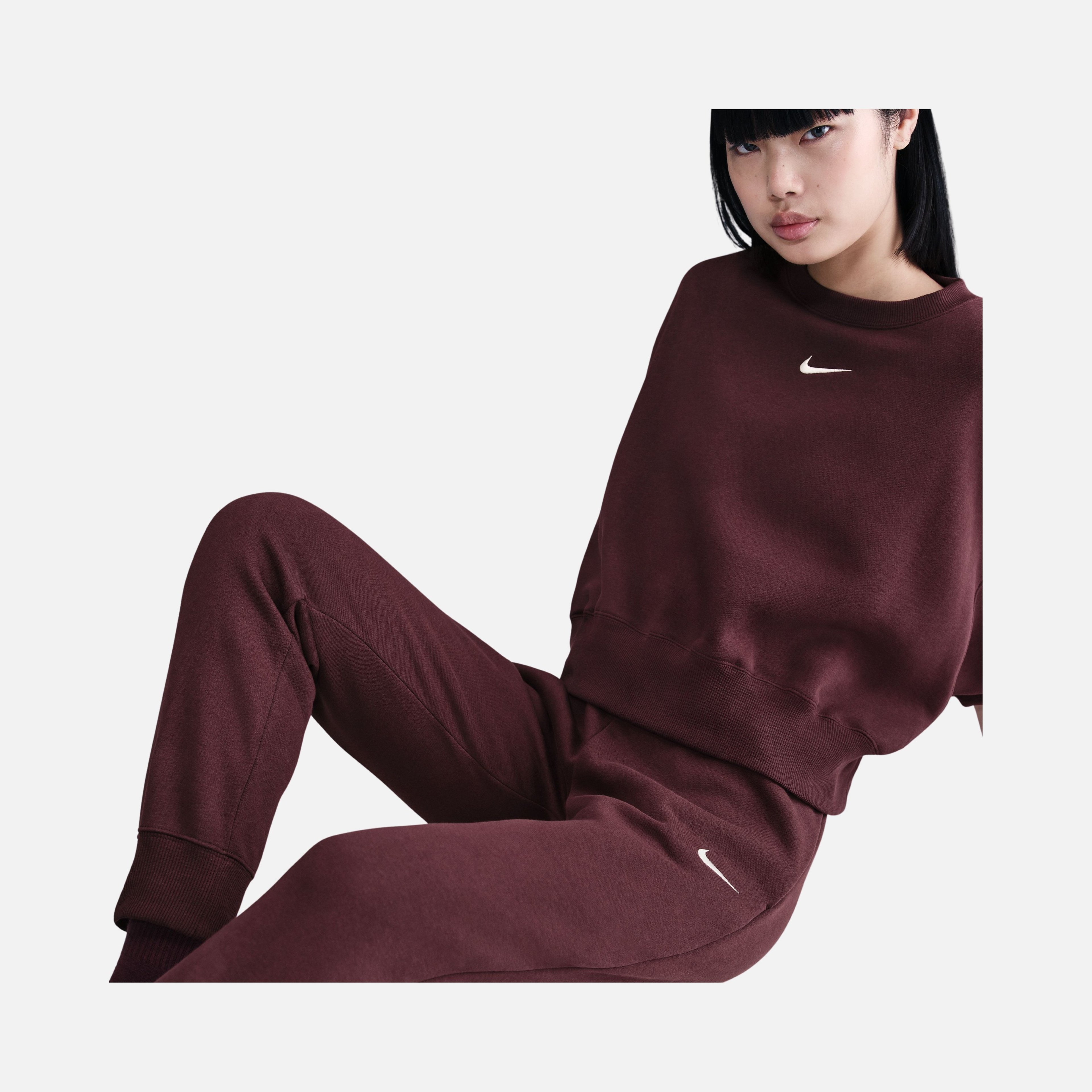 Nike Sportswear Phoenix Fleece Mid-Rise Kadın Eşofman Altı