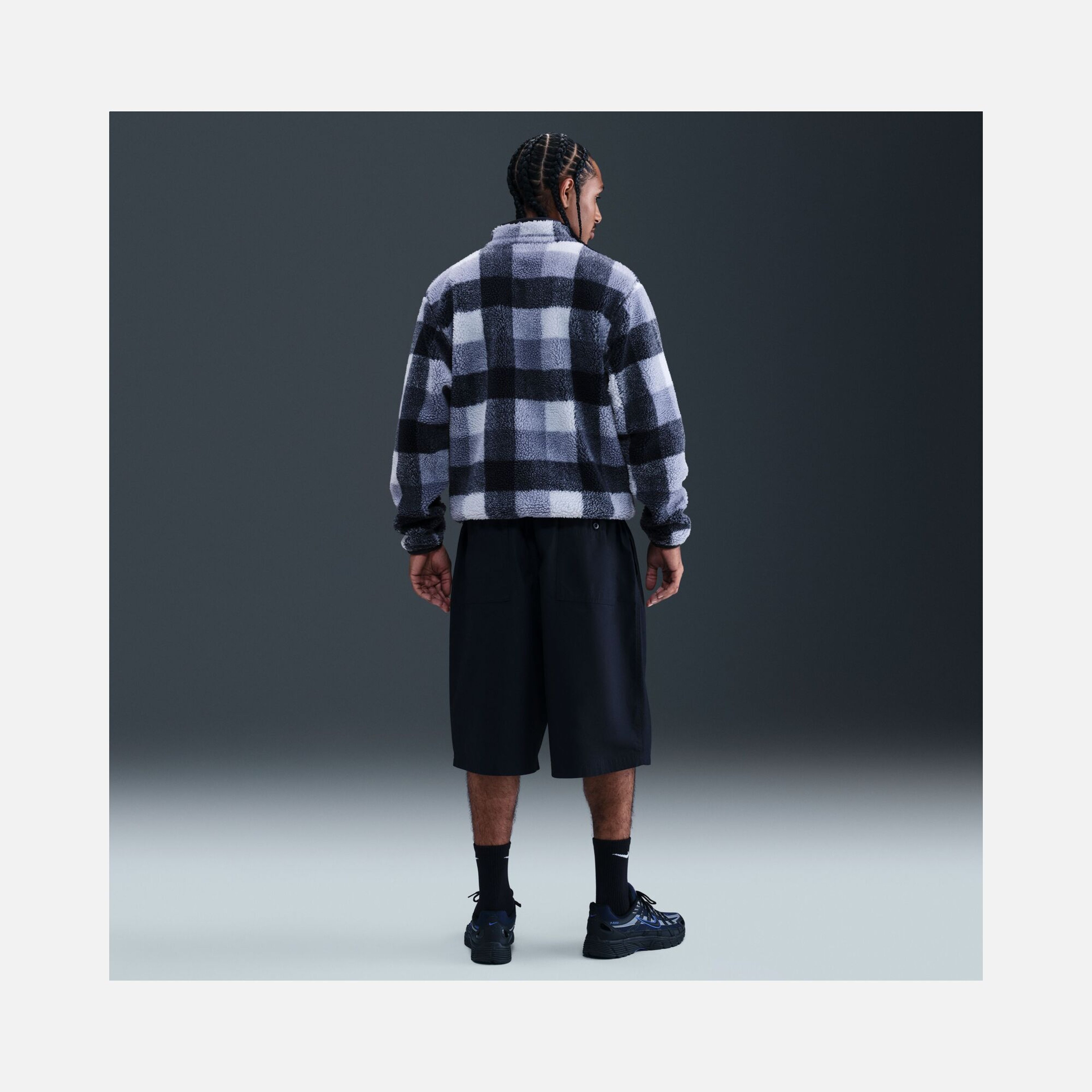 Nike Sportswear Club+ Sesonal Winterized Fleece All Over Printed Half-Zip Erkek Sweatshirt