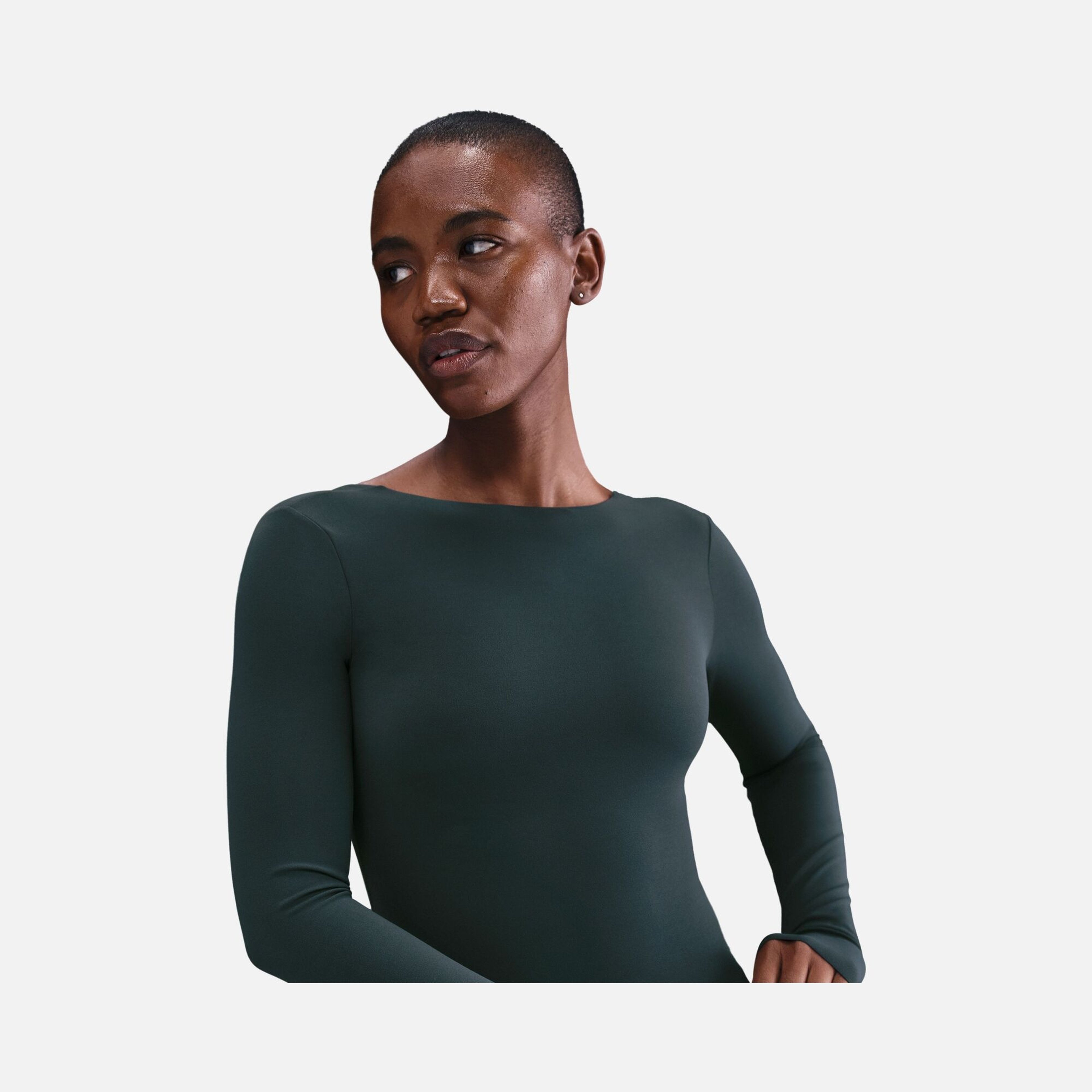 Nike W Zenvy Df Ls Top Nv Kadın Uzun Kollu Tişört