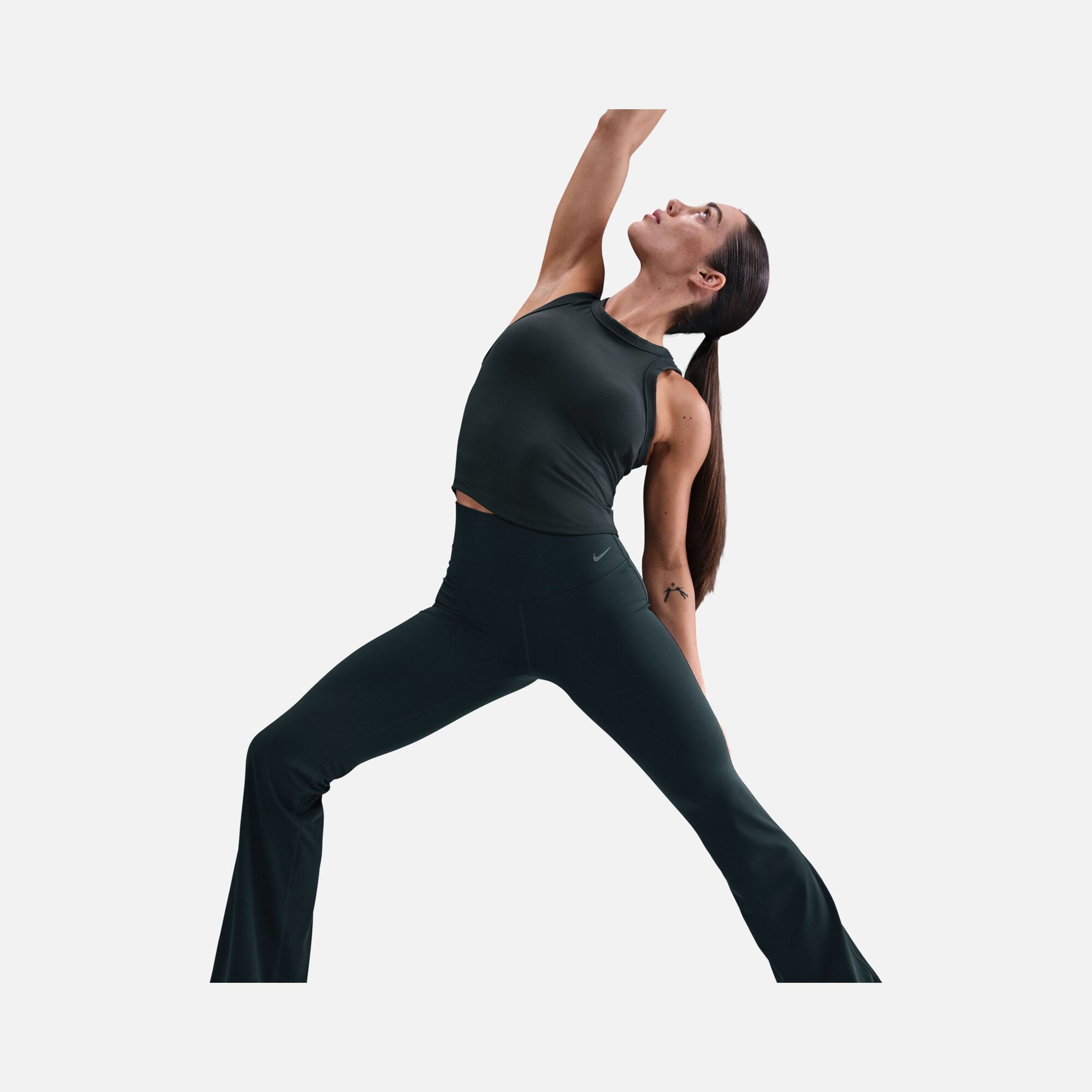 Nike Dri-Fit Zenvy High-Waisted Flared Leg Training Kadın Tayt