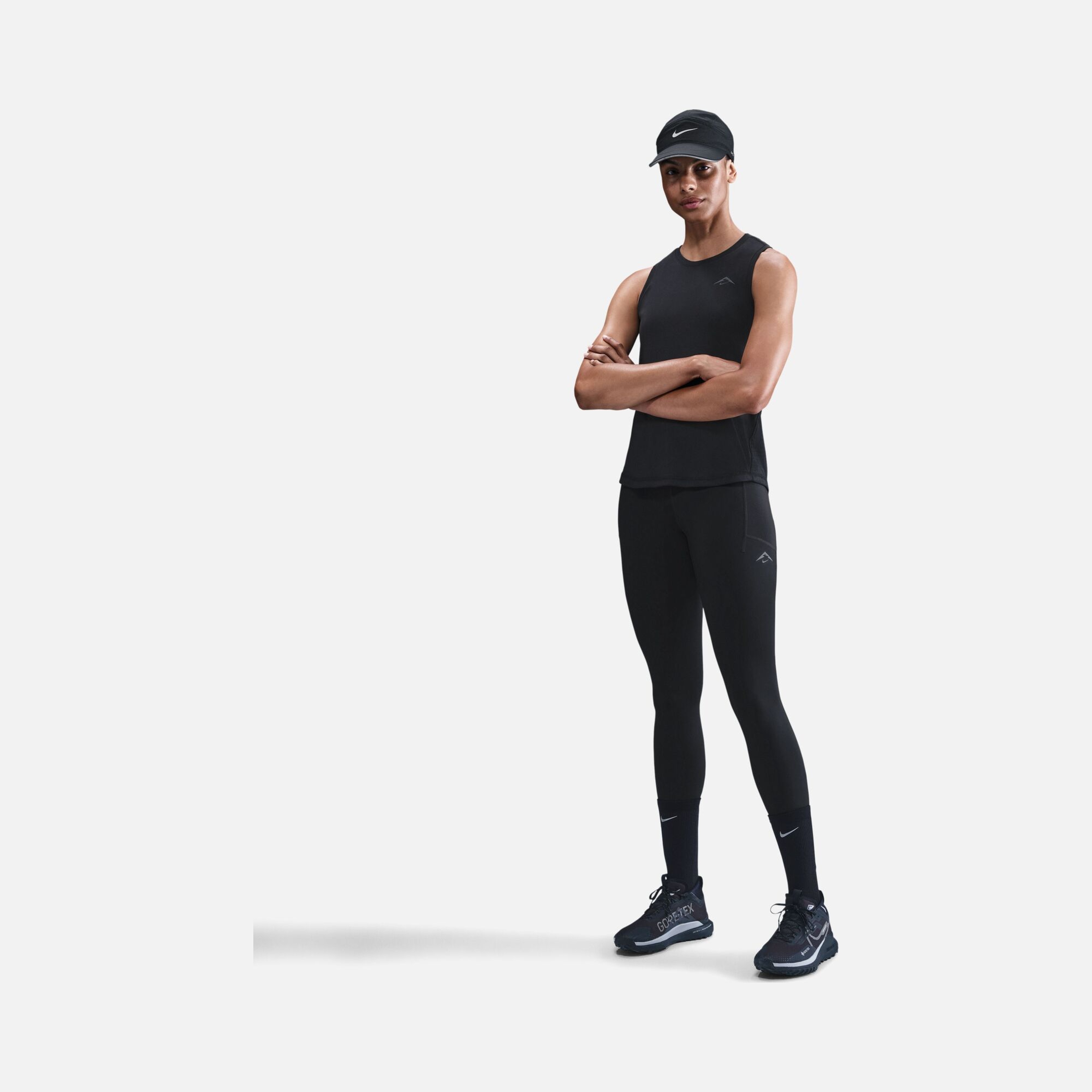 Nike Trail High-Waisted 7/8 Kadın Tayt