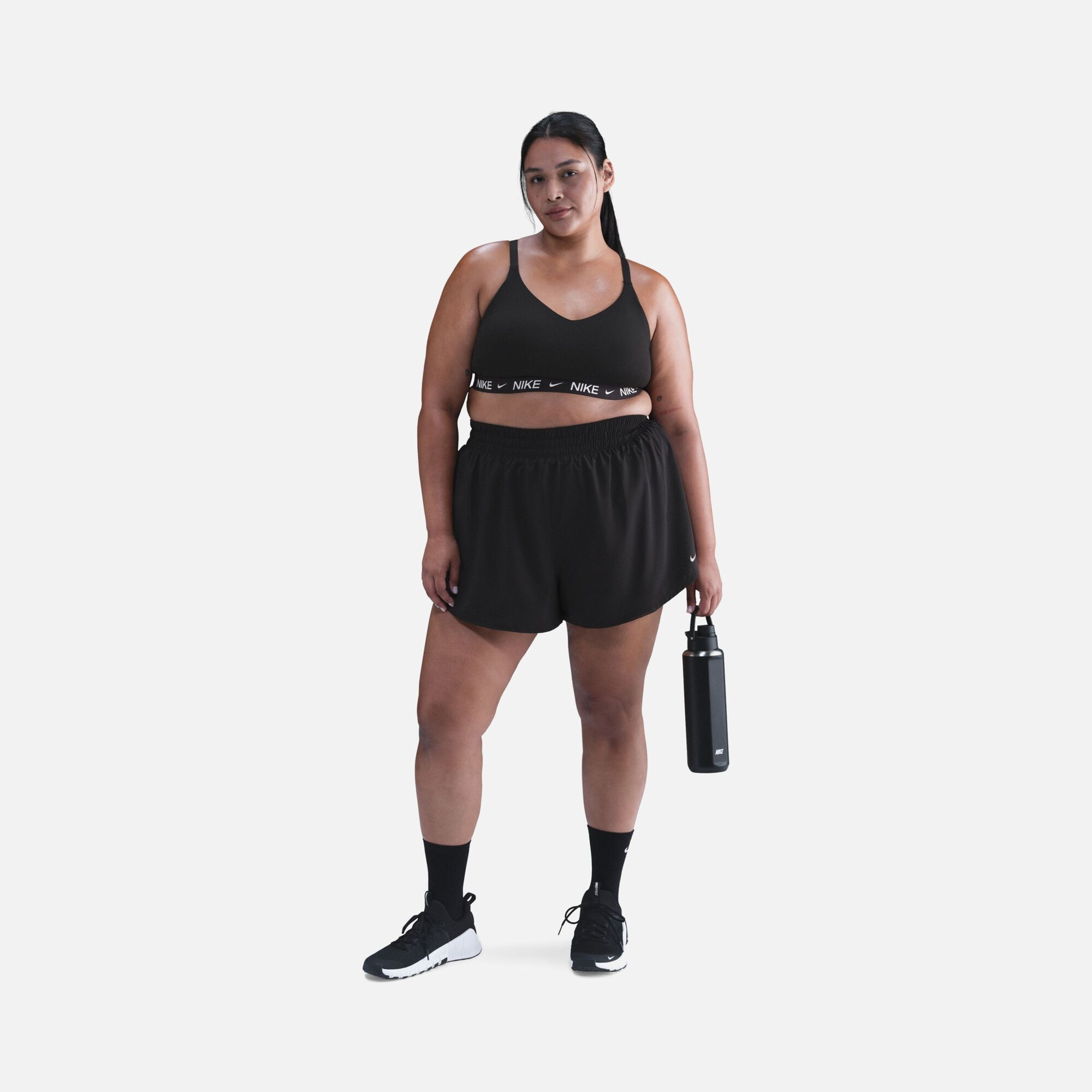 Nike Indy Light-Support Padded Adjustable Training (Plus Size) Kadın Bra