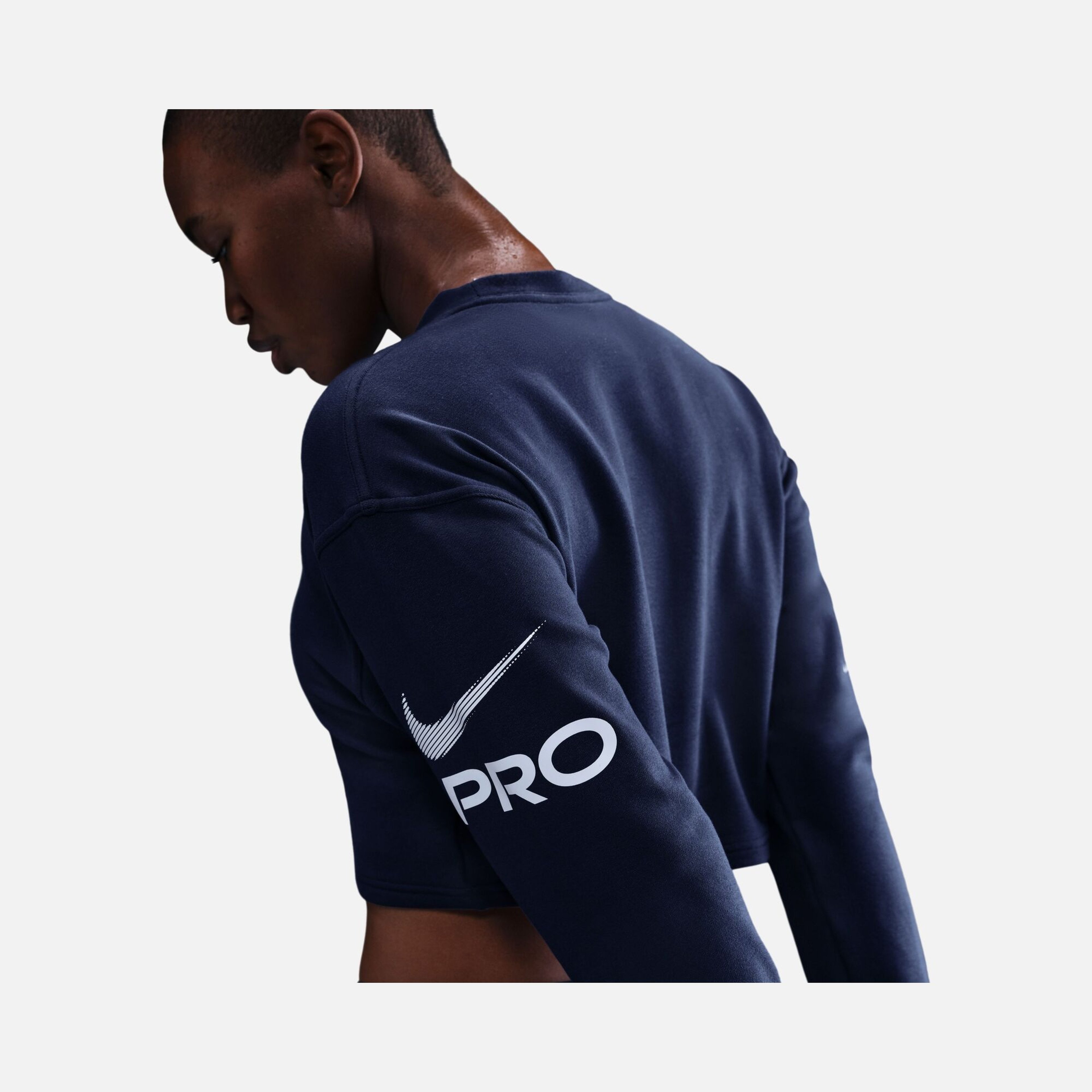 Nike W Np Df Flc Crew Tt Grx Kadın Sweatshirt