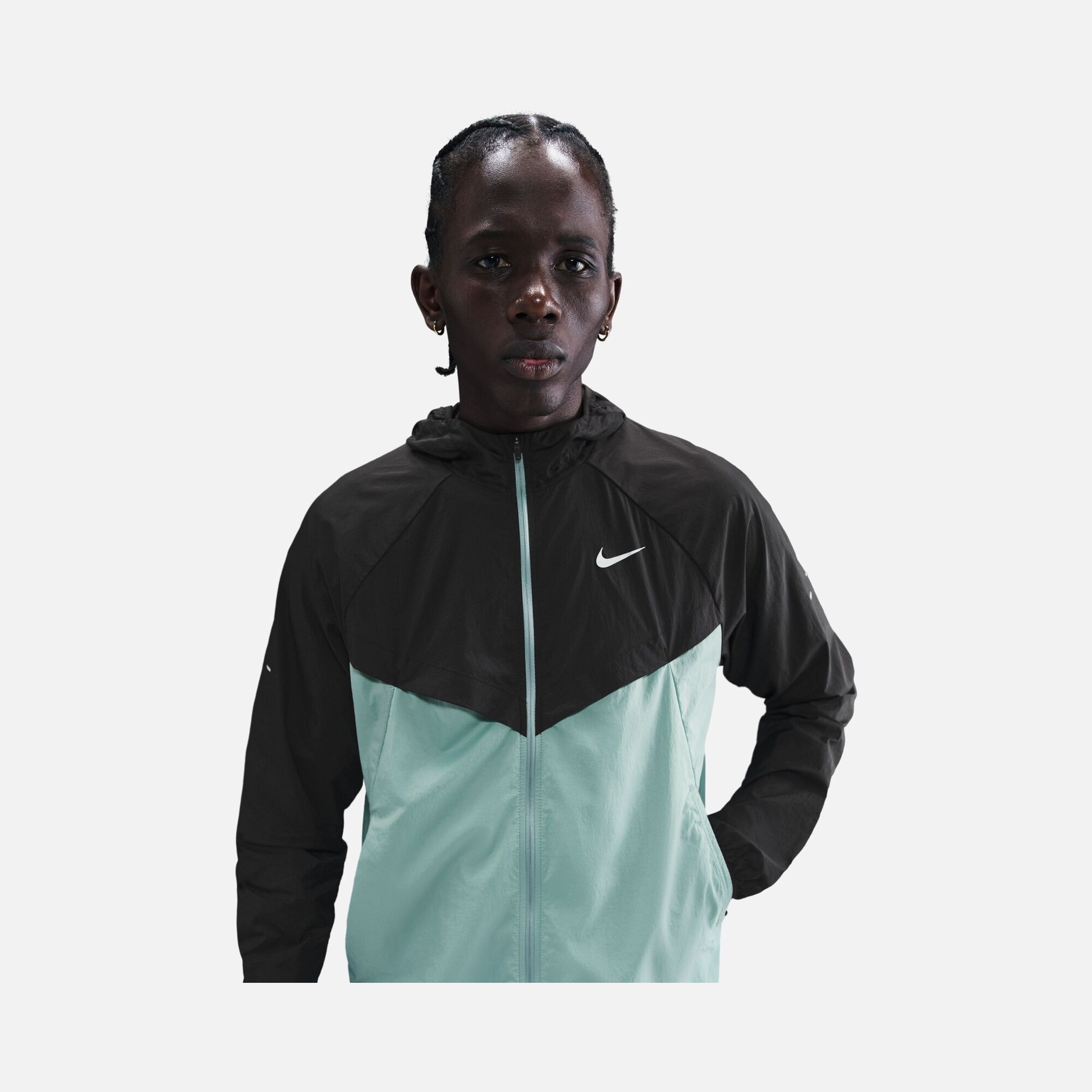 Nike Stride Repel UV Running Full-Zip Hooded Erkek Ceket