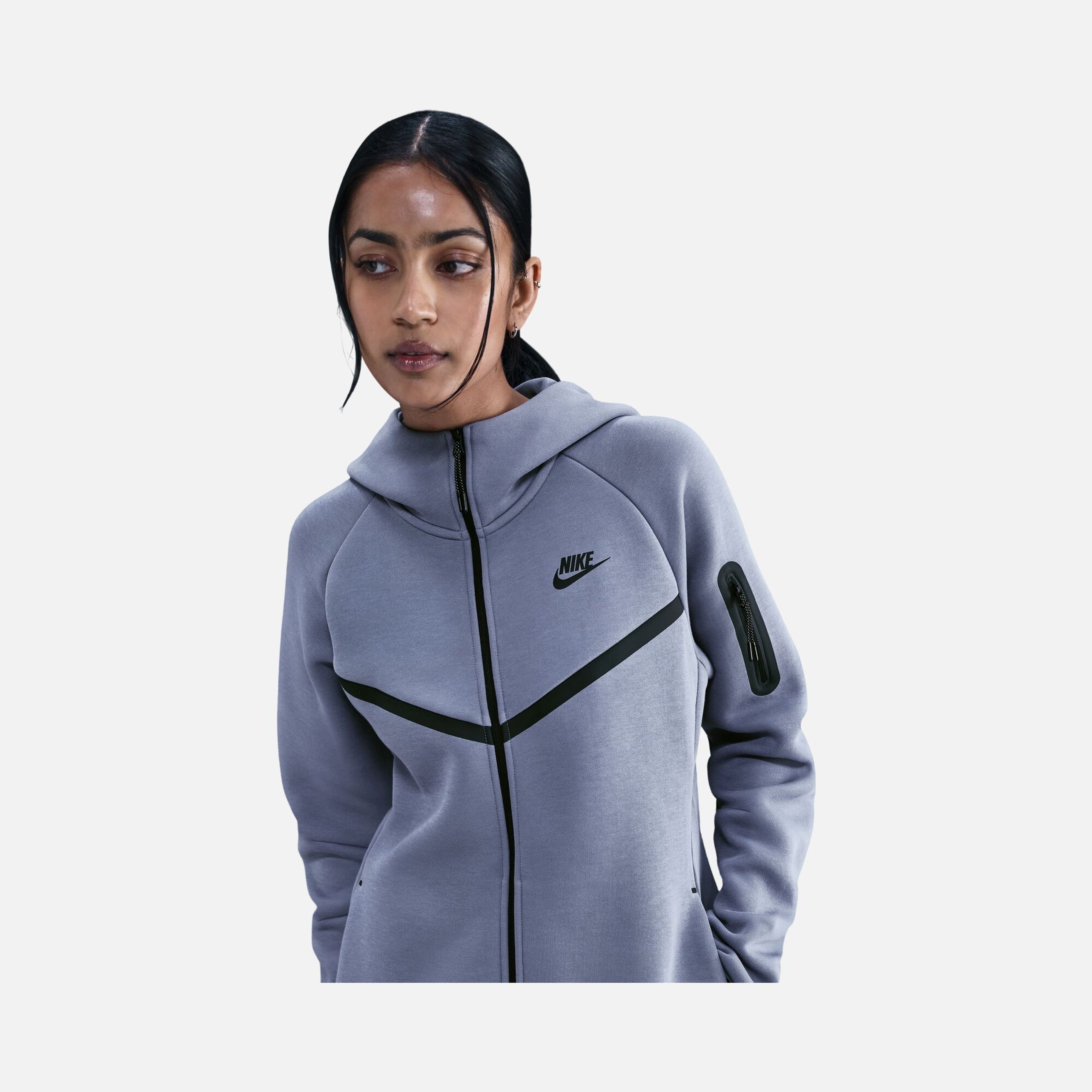 Nike Sportswear Tech Fleece Windrunner Full-Zip Hooded SS25 Kadın Sweatshirt