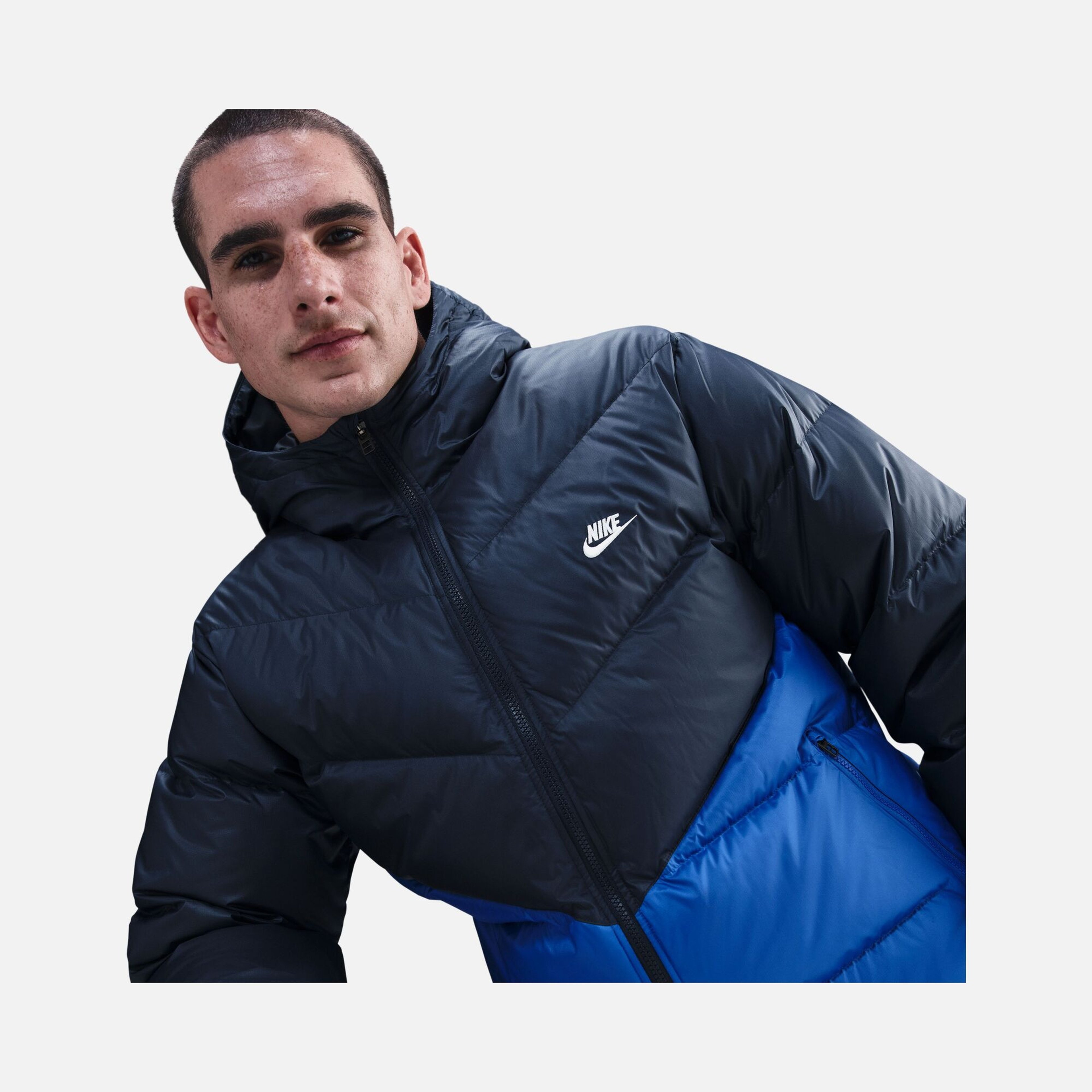 Nike Windrunner Stmnt Down Erkek Kapüşonlu Mont