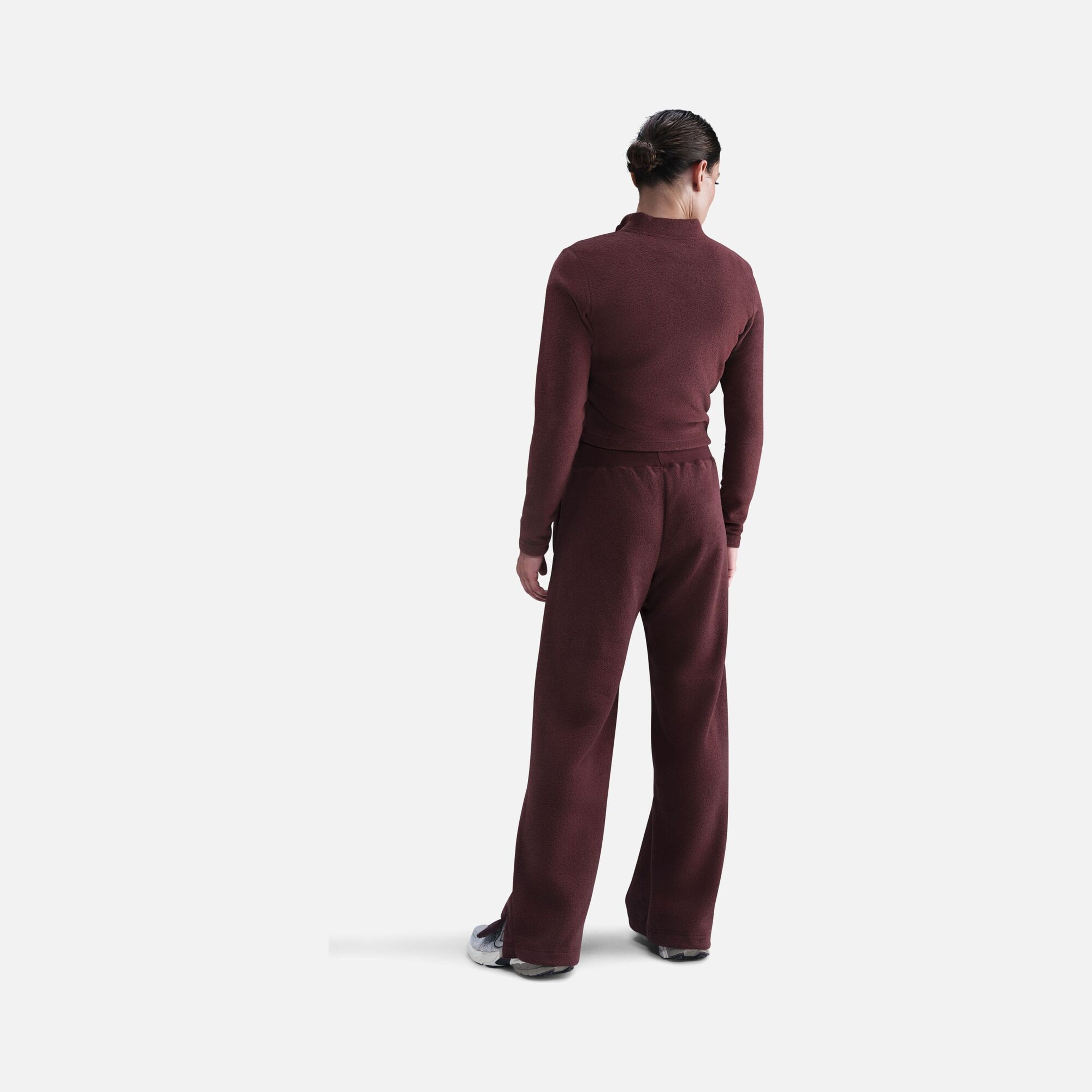 Nike Sportswear Phoenix Plush High-Waisted Wide-Leg Cozy Fleece Kadın Pantolon