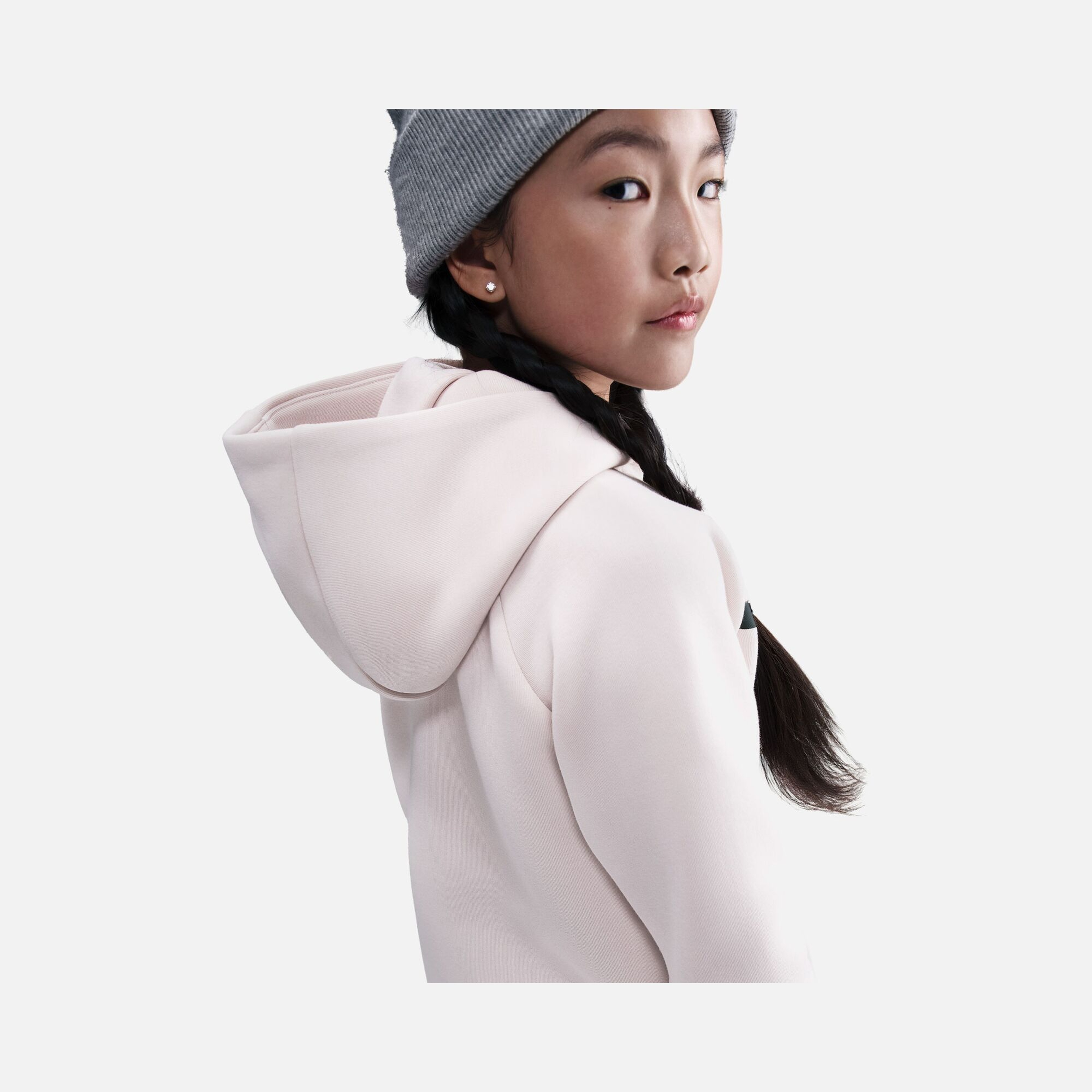 Nike Sportswear Tech Fleece SS25 Full-Zip Hoodie (Girls') Çocuk Sweatshirt