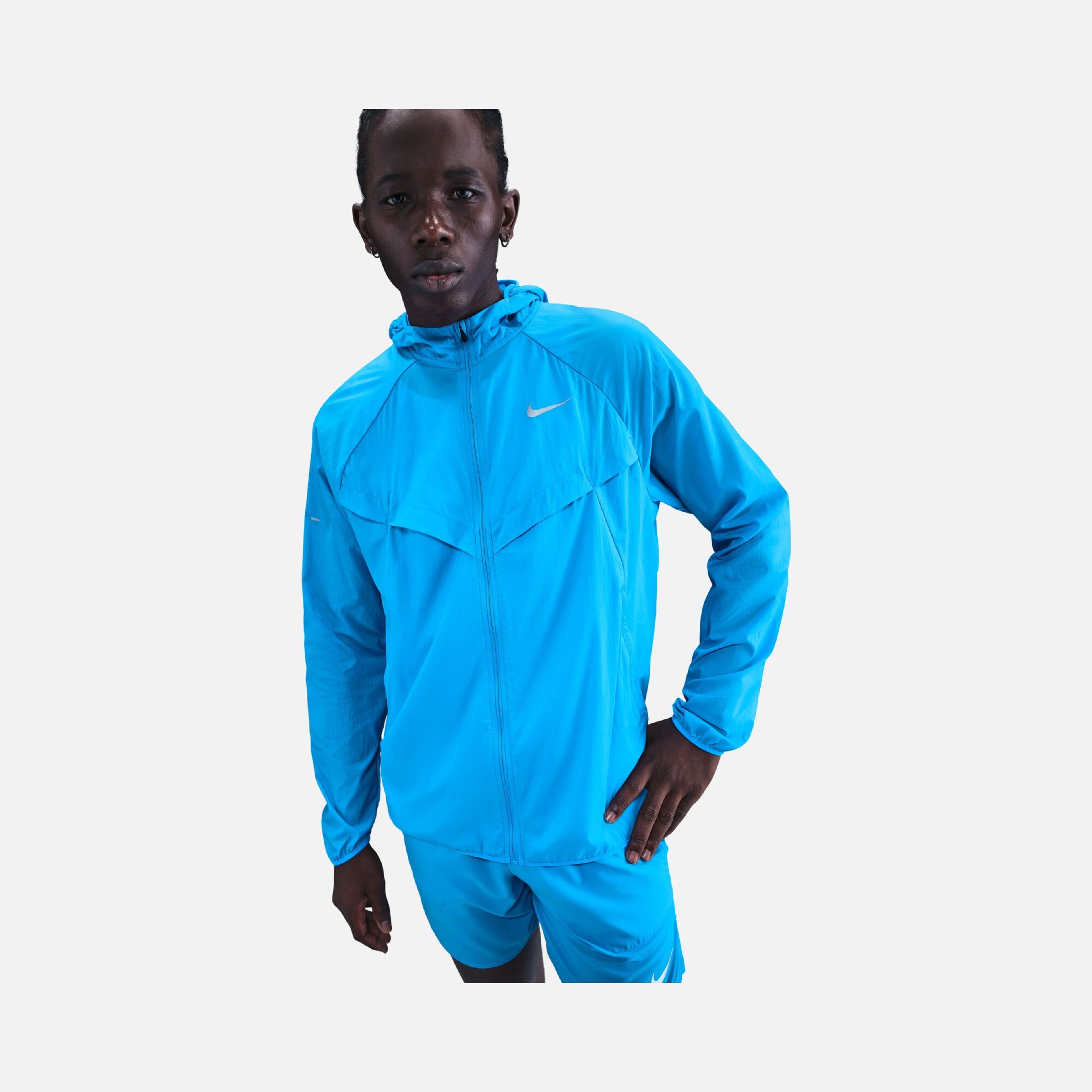 Nike Stride Repel UV Running Full-Zip Hooded Erkek Ceket