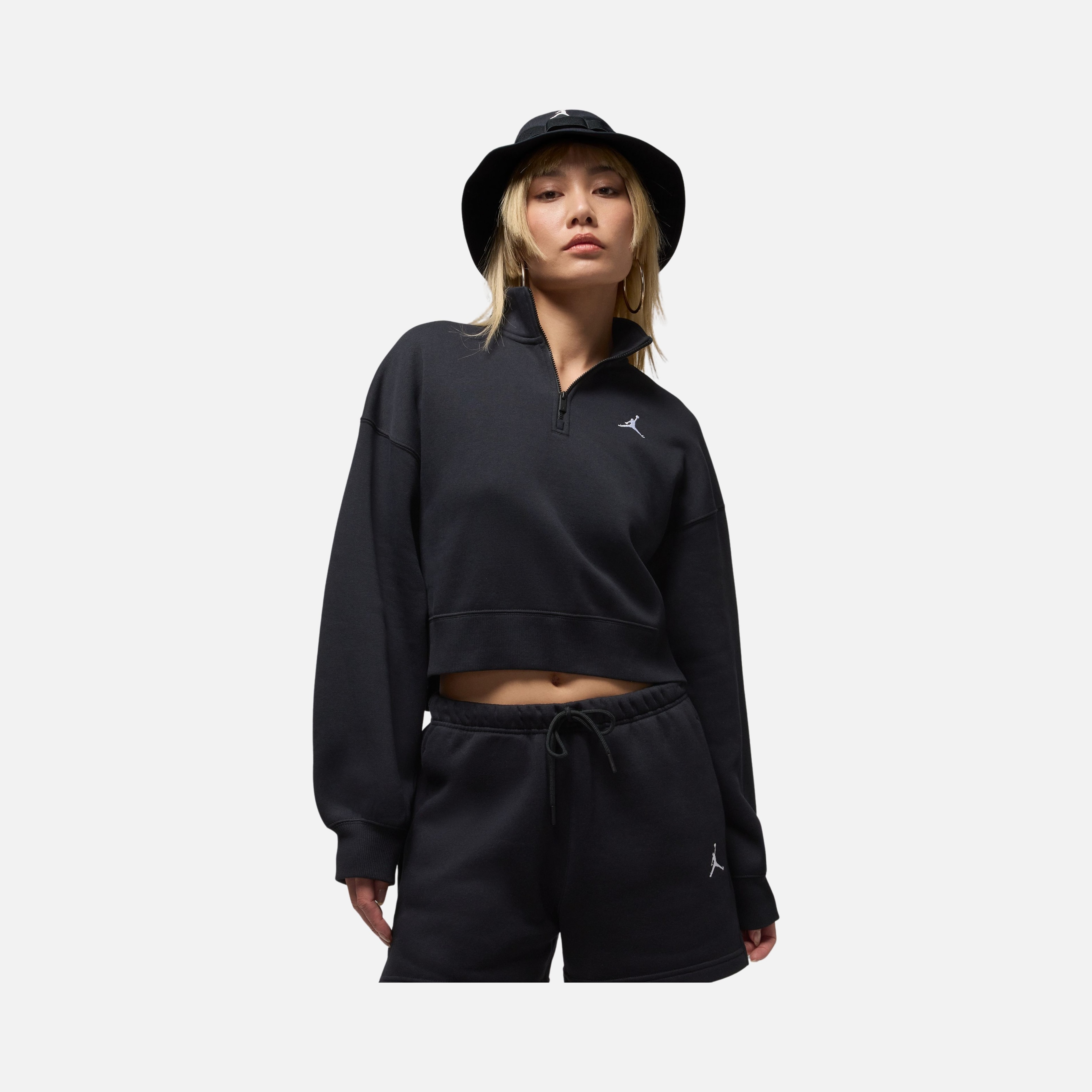 Nike Jordan Brooklyn Fleece 1/4 Zip Kadın Sweatshirt