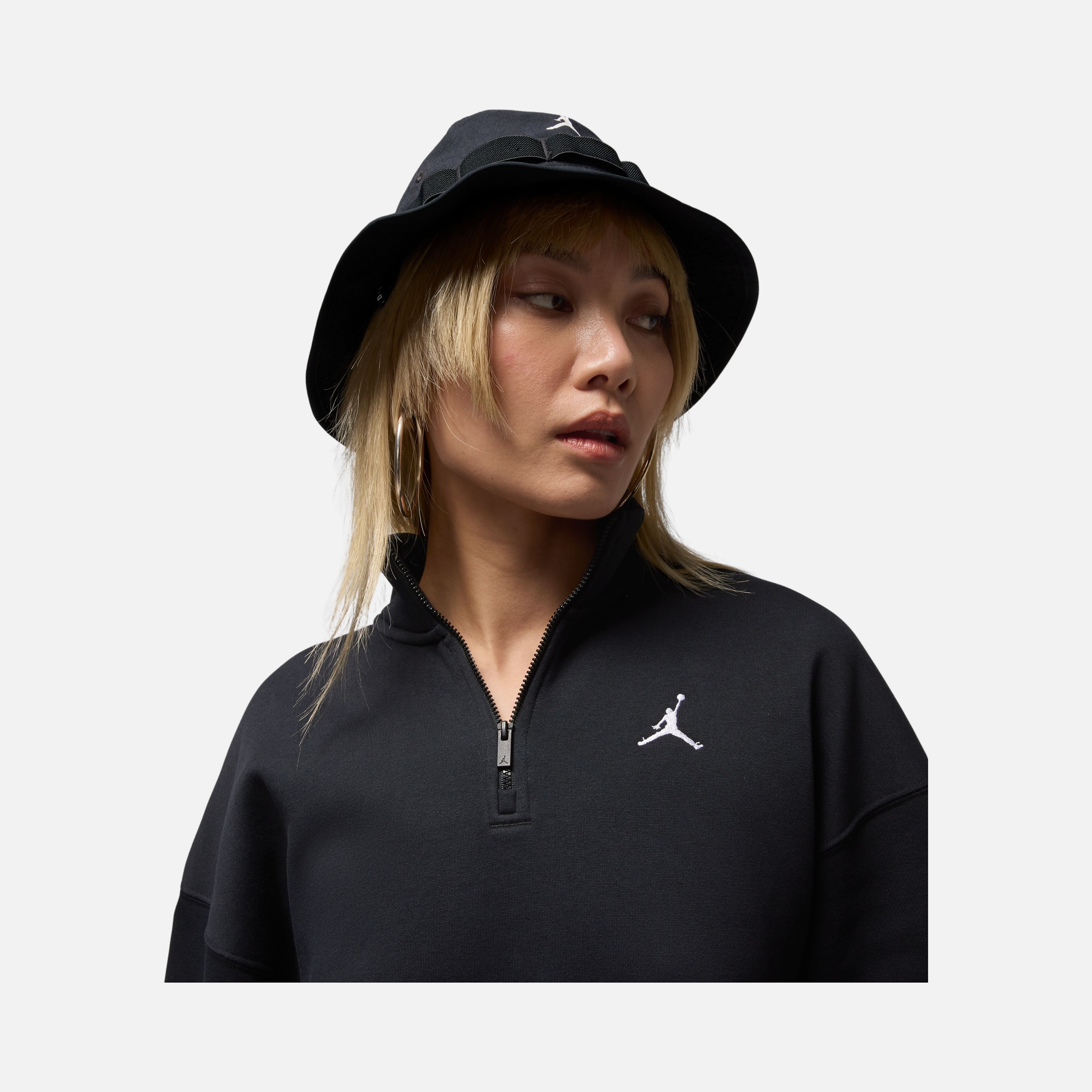 Nike Jordan Brooklyn Fleece 1/4 Zip Kadın Sweatshirt