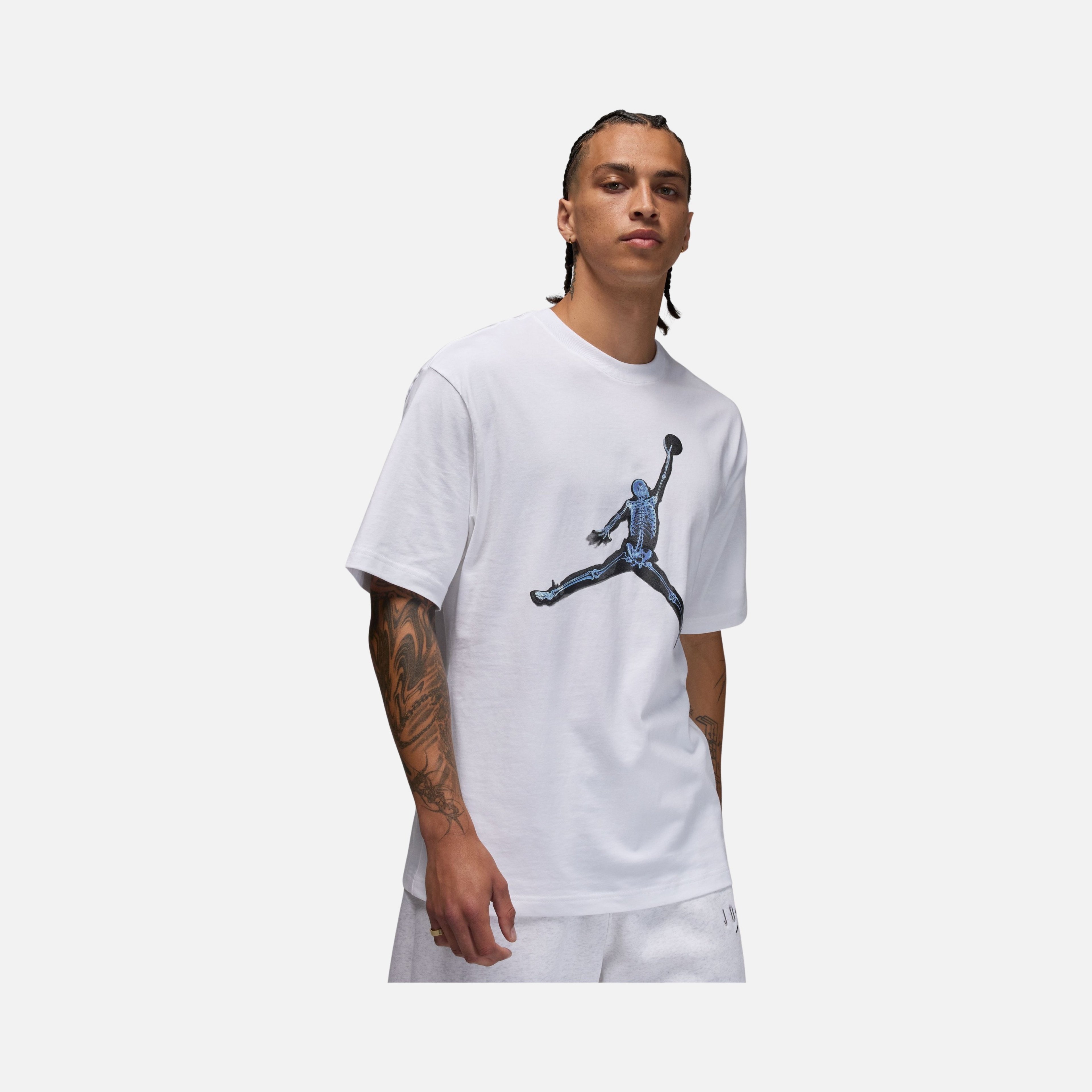 Nike M Jordan Nc Xray Jm Ss Crew Erkek Tişört