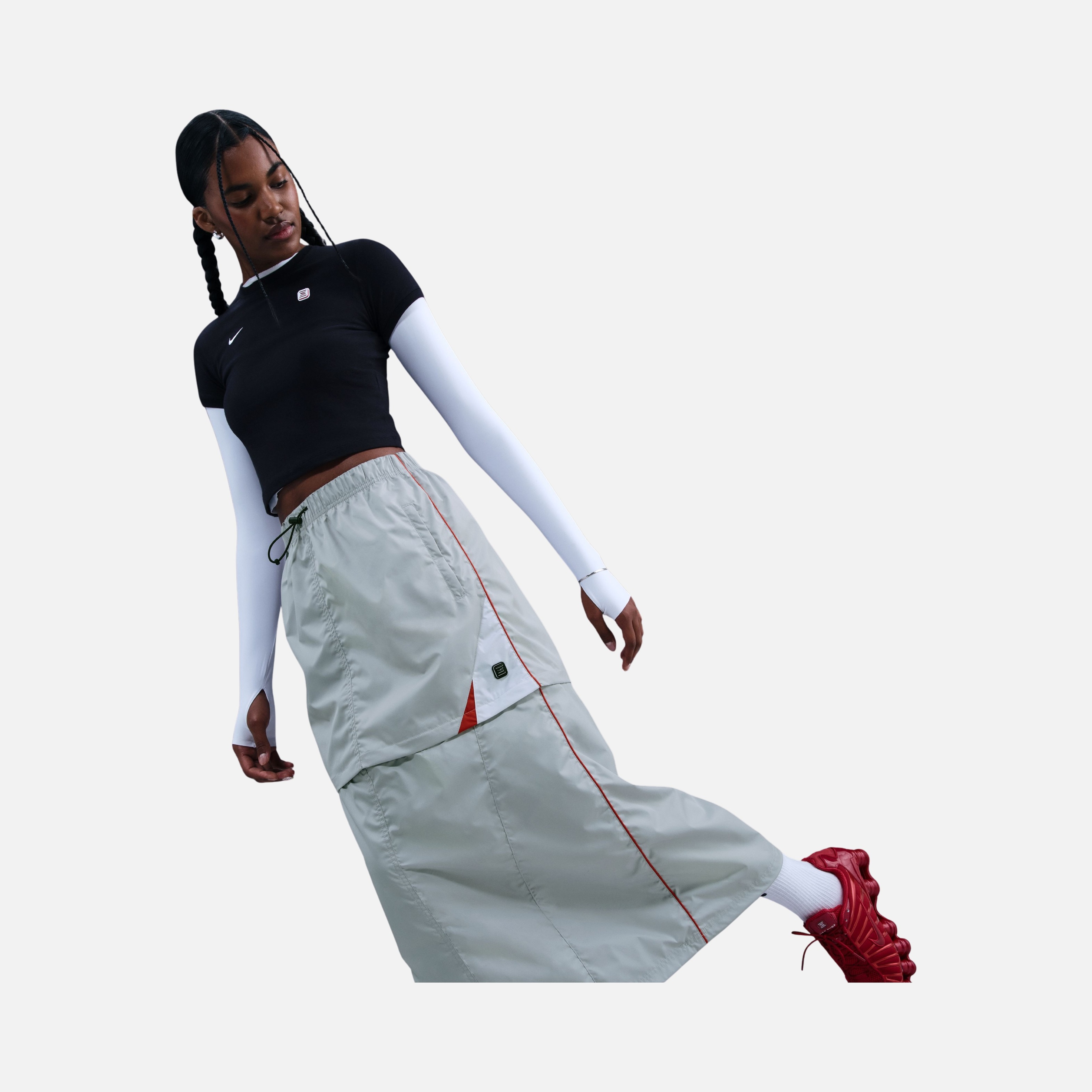 Nike Nsw Zip Off Skirt Shox Kadın Etek