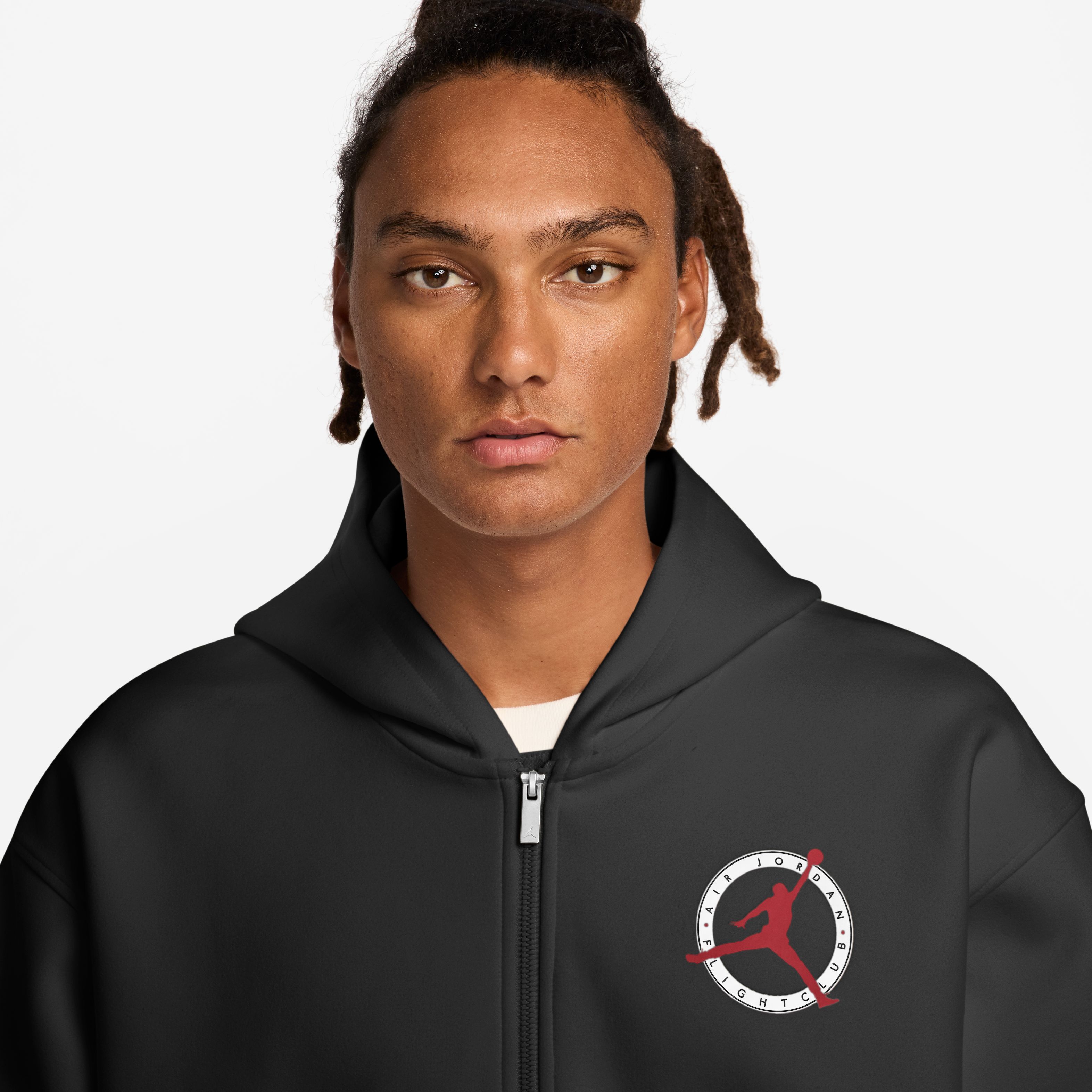 Nike Jordan Full-Zip Hoodie Club Knit Erkek Sweatshirt | Barçın