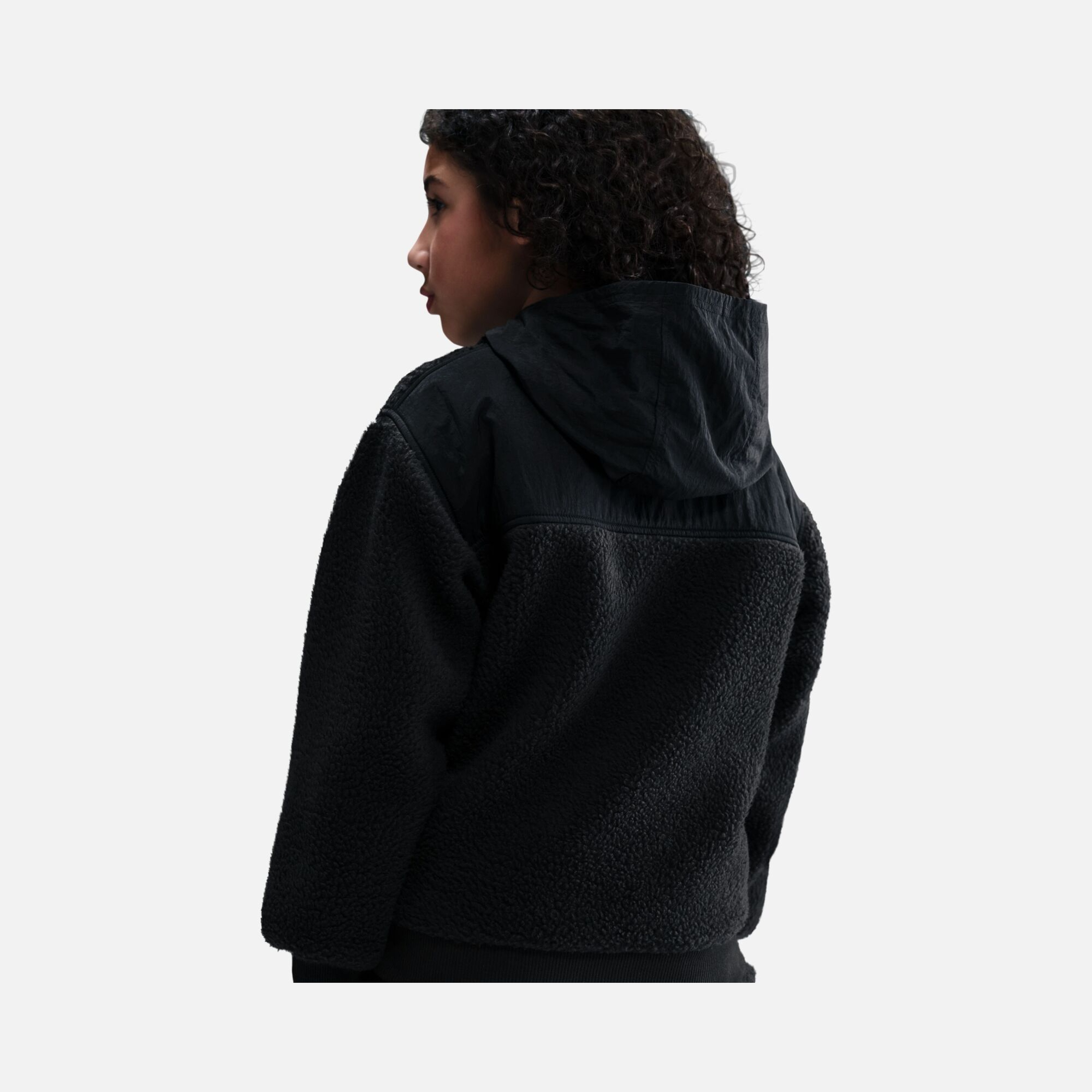 Nike Sportswear Club Fleece Loose 1/4 Zip Kapüşonlu Çocuk Sweatshirt