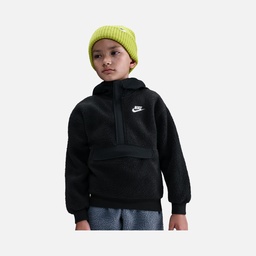 Nike Sportswear Club Fleece Loose 1/4 Zip Kapüşonlu Çocuk Sweatshirt