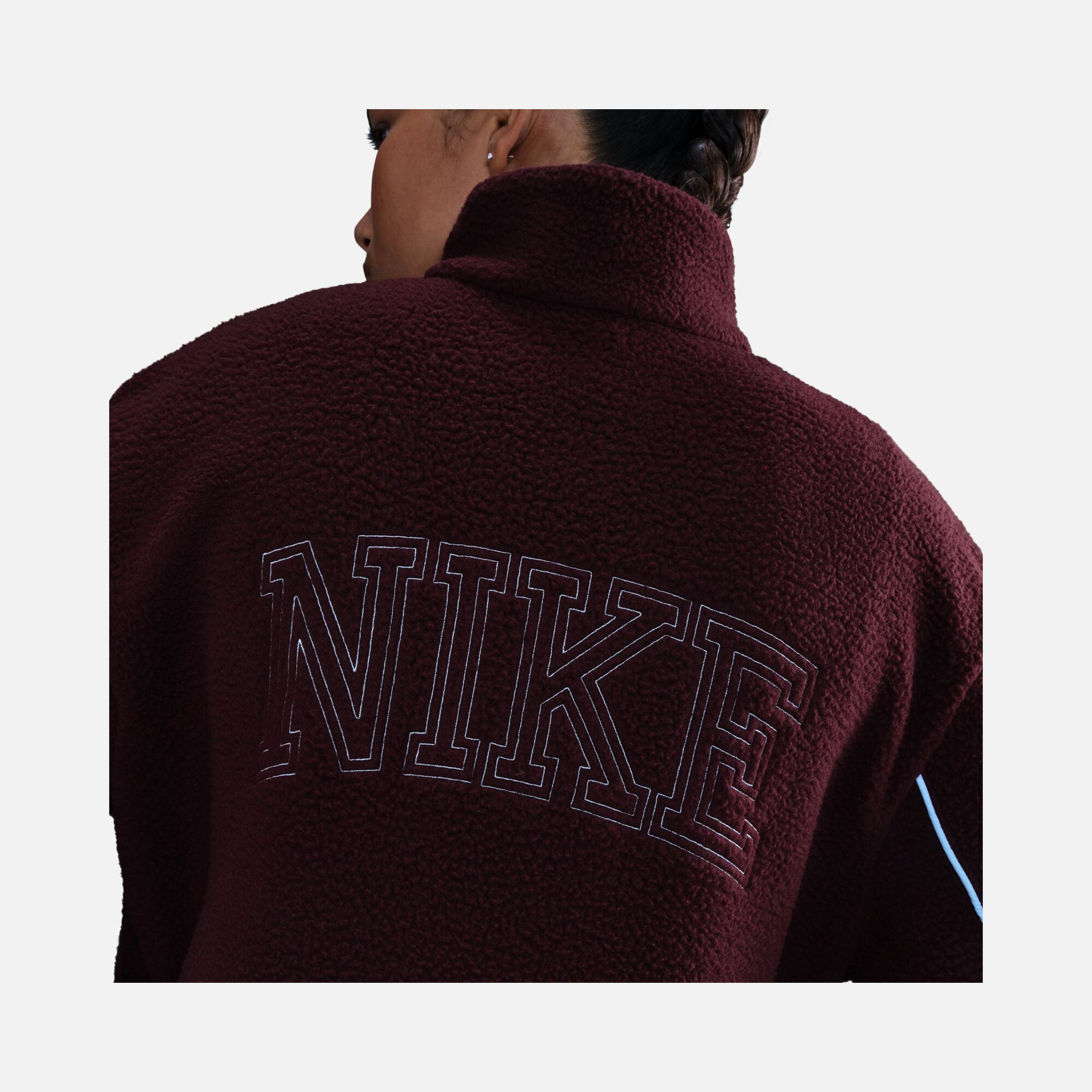 Nike Sherpa Logo Full-Zip Kadın Ceket