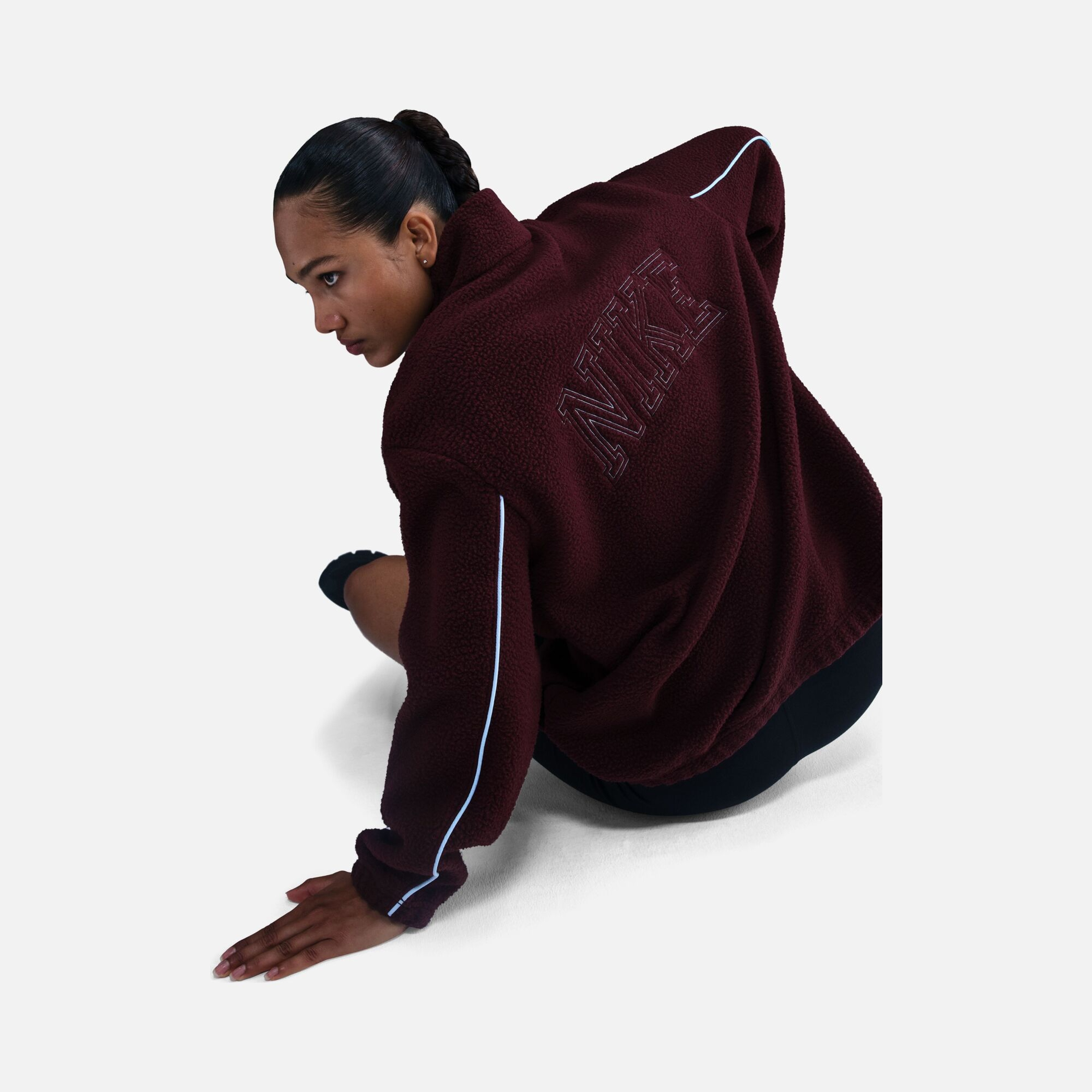 Nike Sherpa Logo Full-Zip Kadın Ceket