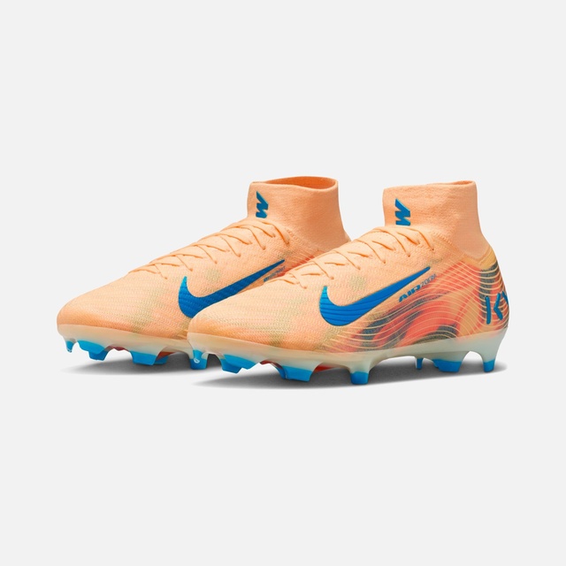 Nike Nike Turuncu Mercurial Superfly 10 Elite 'Kylian Mbappé' FG Firm-Ground High-Top Erkek Krampon Barçın'da! Turuncu - 4. görsel