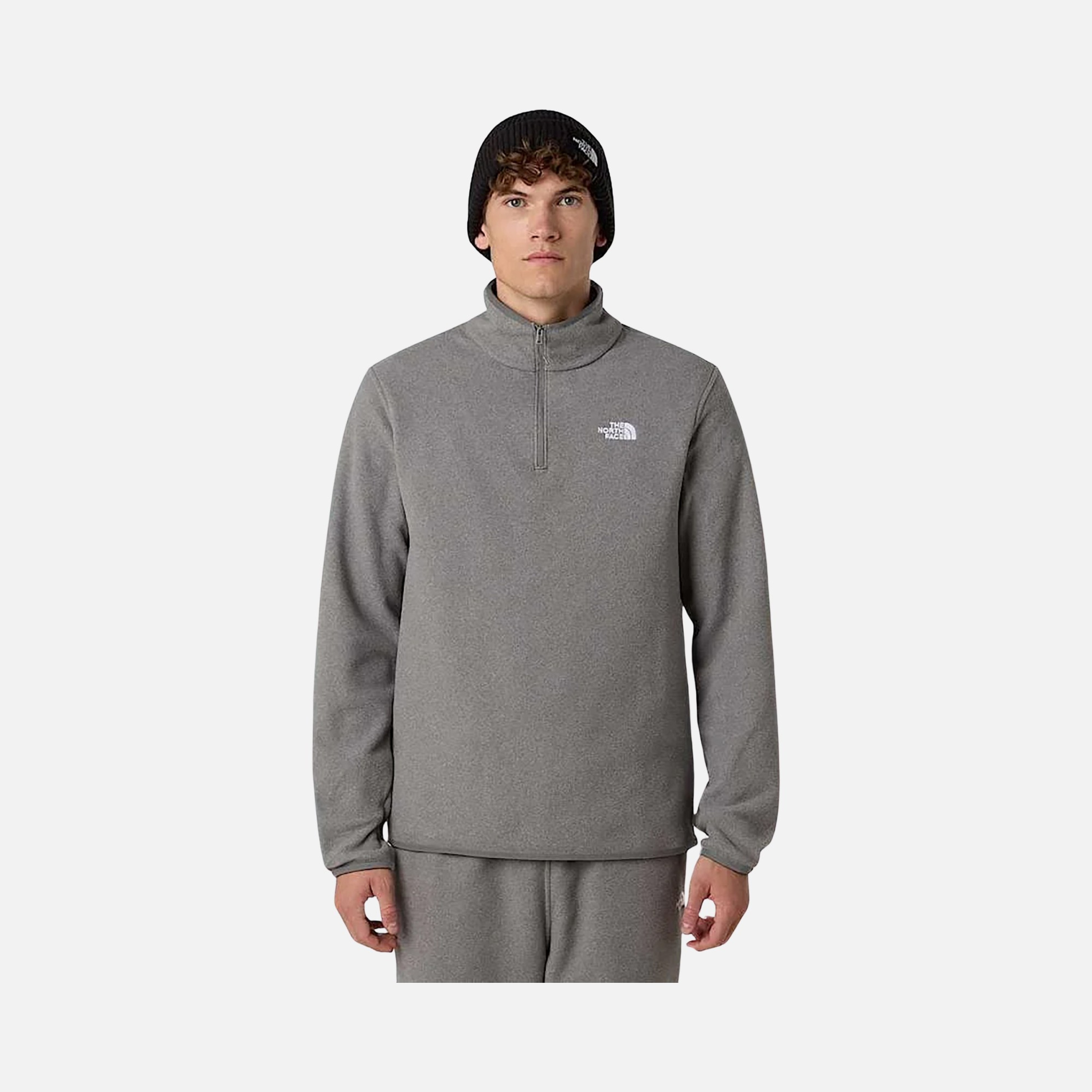 The North Face Glacier Fleece 1/4 Fermuarlı Erkek Polar