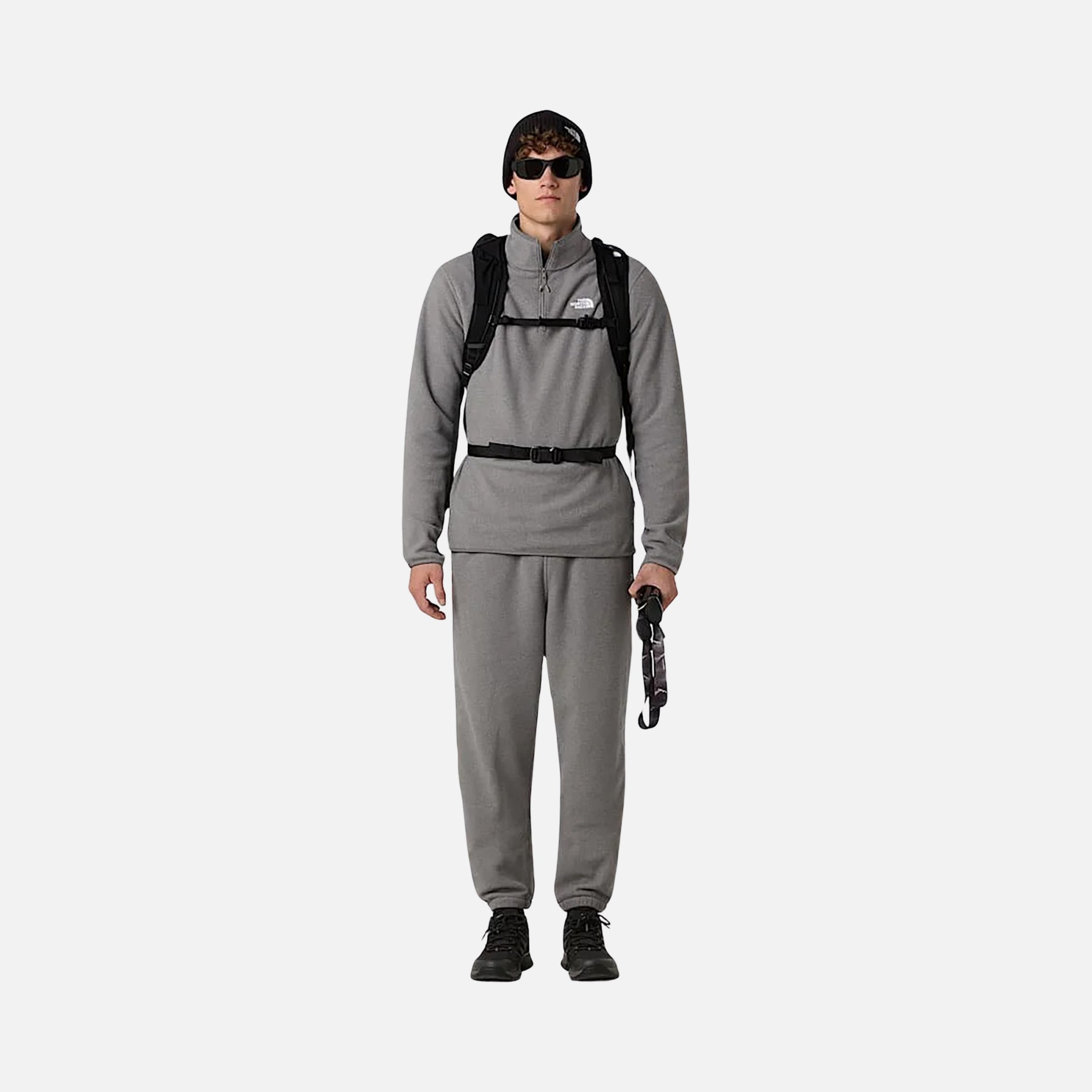 The North Face Glacier Fleece 1/4 Fermuarlı Erkek Polar