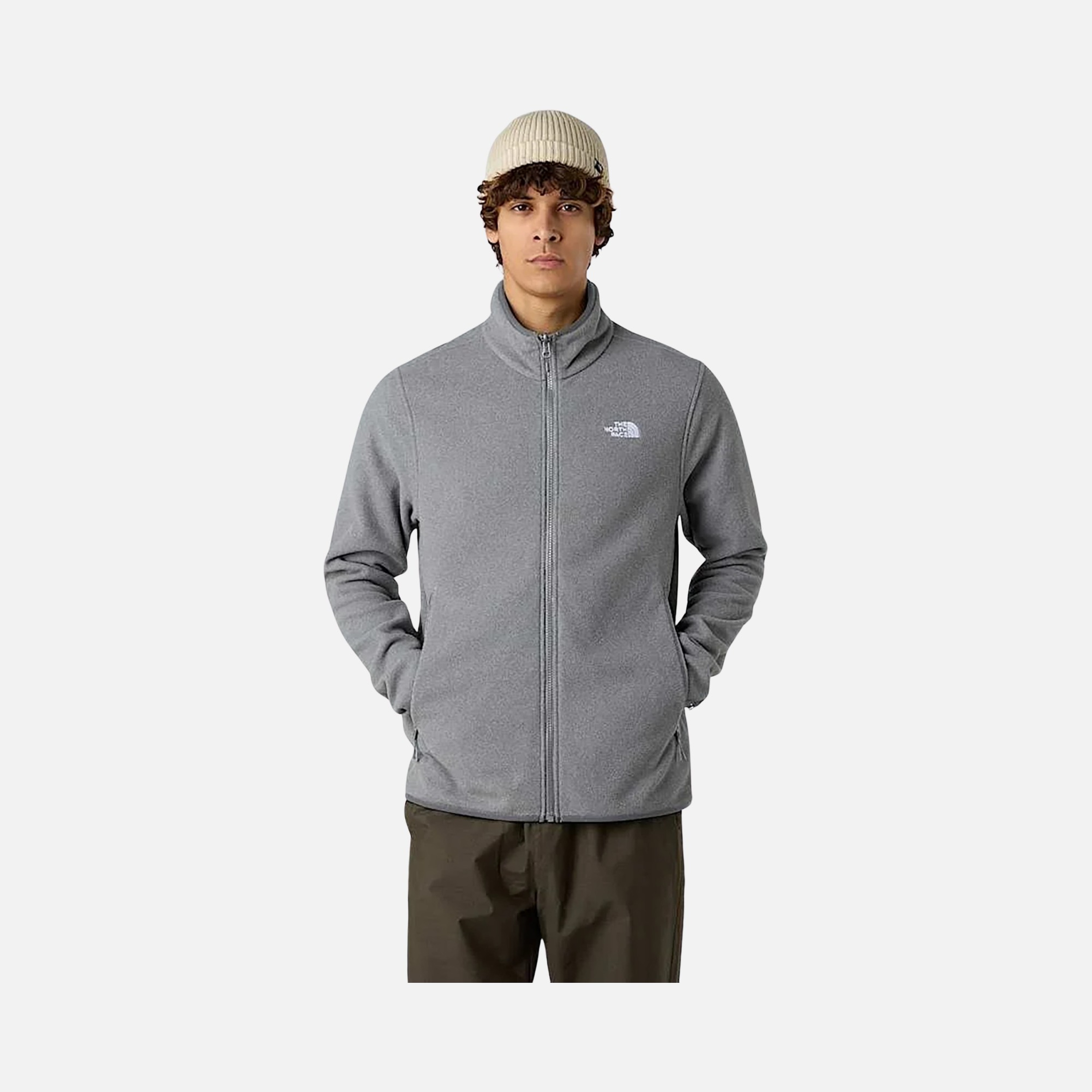 The North Face Glacier Fleece Erkek Zip Ceket