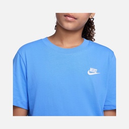 Nike Sportswear Embroidered Futura LBR Short-Sleeve Çocuk Tişört