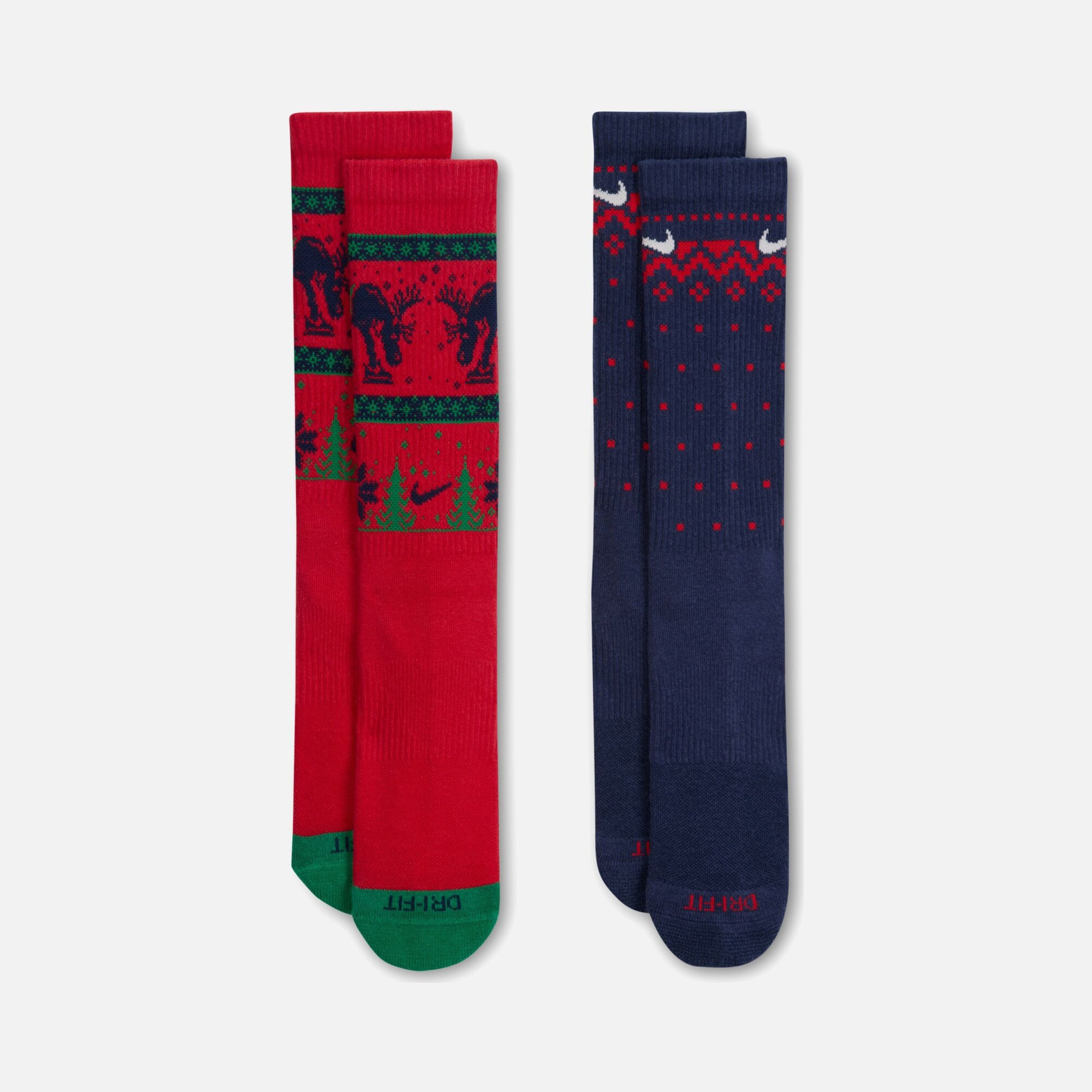 Nike Winter Wonderland Crew (2 Pairs) Erkek Çorap