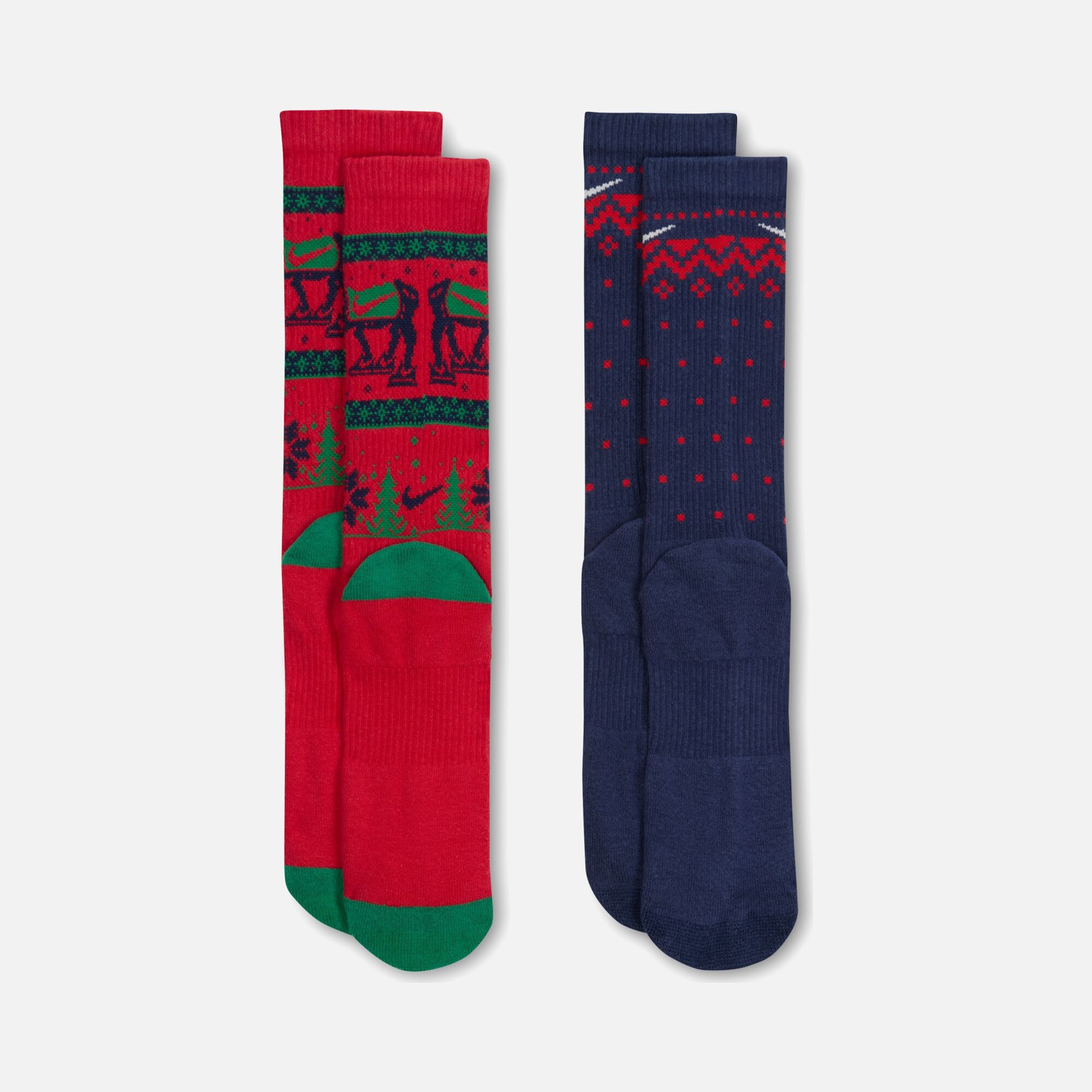 Nike Winter Wonderland Crew (2 Pairs) Erkek Çorap