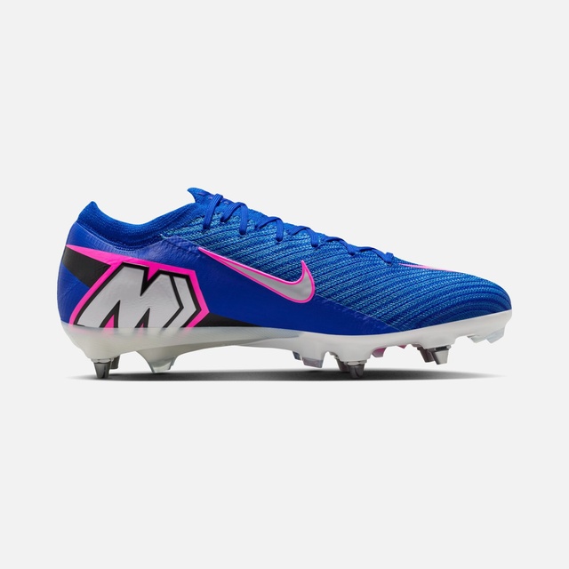 Nike Mavi Nike Mercurial Zoom Vapor 16 Elite Soft Ground-Pro Low-Top Erkek Krampon
