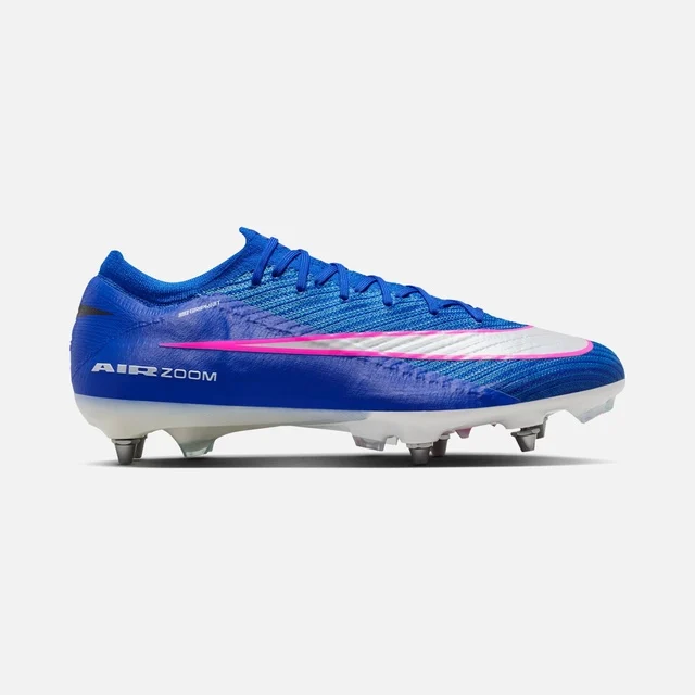 Nike Mavi Nike Mercurial Zoom Vapor 16 Elite Soft Ground-Pro Low-Top Erkek Krampon