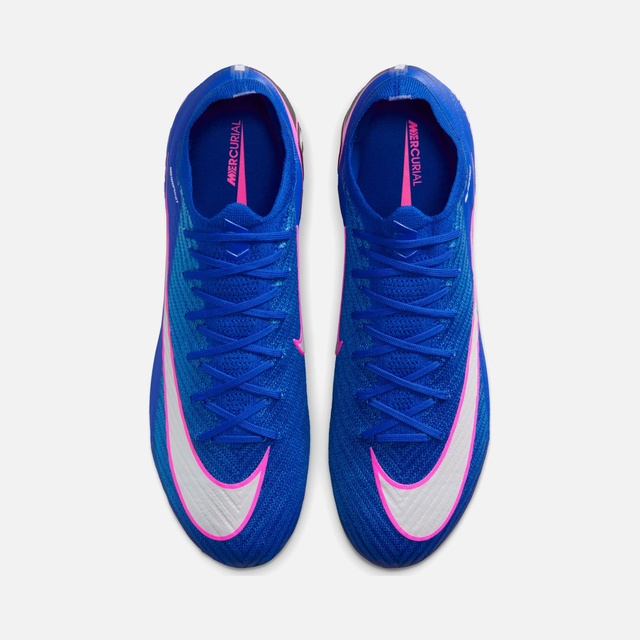 Nike Mavi Nike Mercurial Zoom Vapor 16 Elite Soft Ground-Pro Low-Top Erkek Krampon