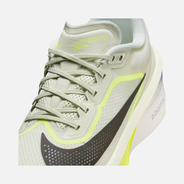 Nike Nike Beyaz Zoom Fly 6 Road Racing Erkek Spor Ayakkabı Sneaker | Barçın Beyaz - 11. görsel