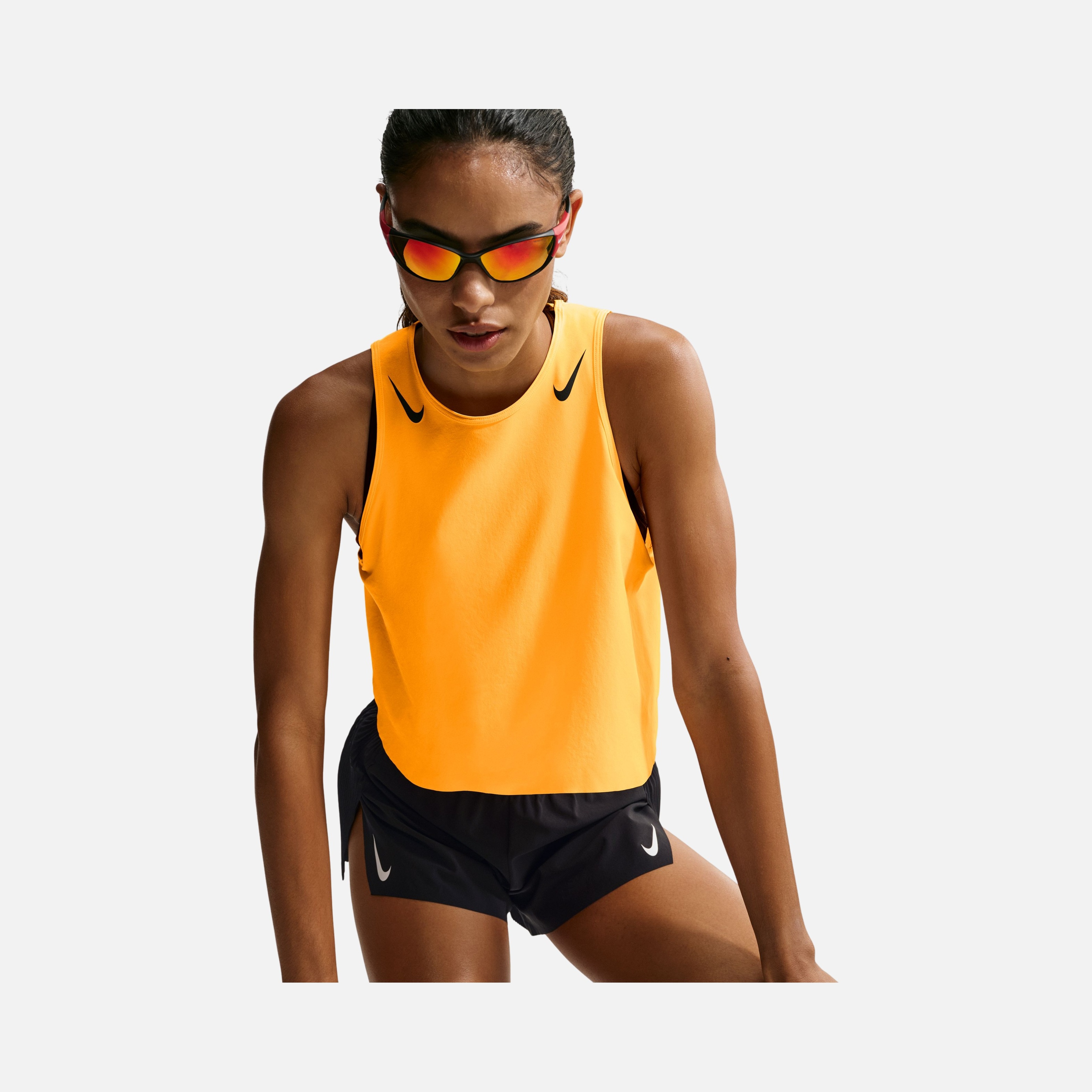 Nike AeroSwift Dri-Fit ADV Cropped Running Kadın Atlet