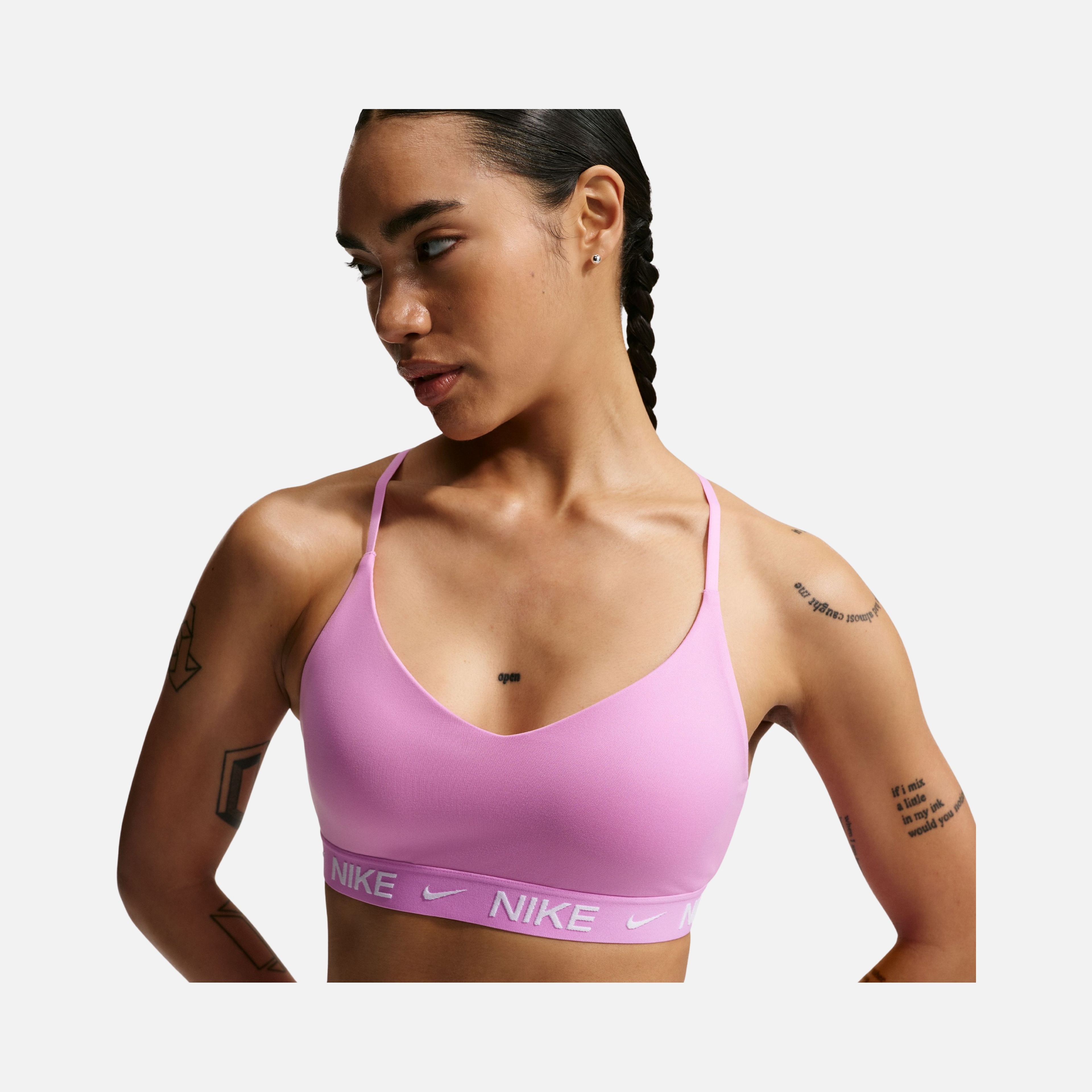 Nike Indy Light-Support Padded Adjustable Training Sports Kadın Bra