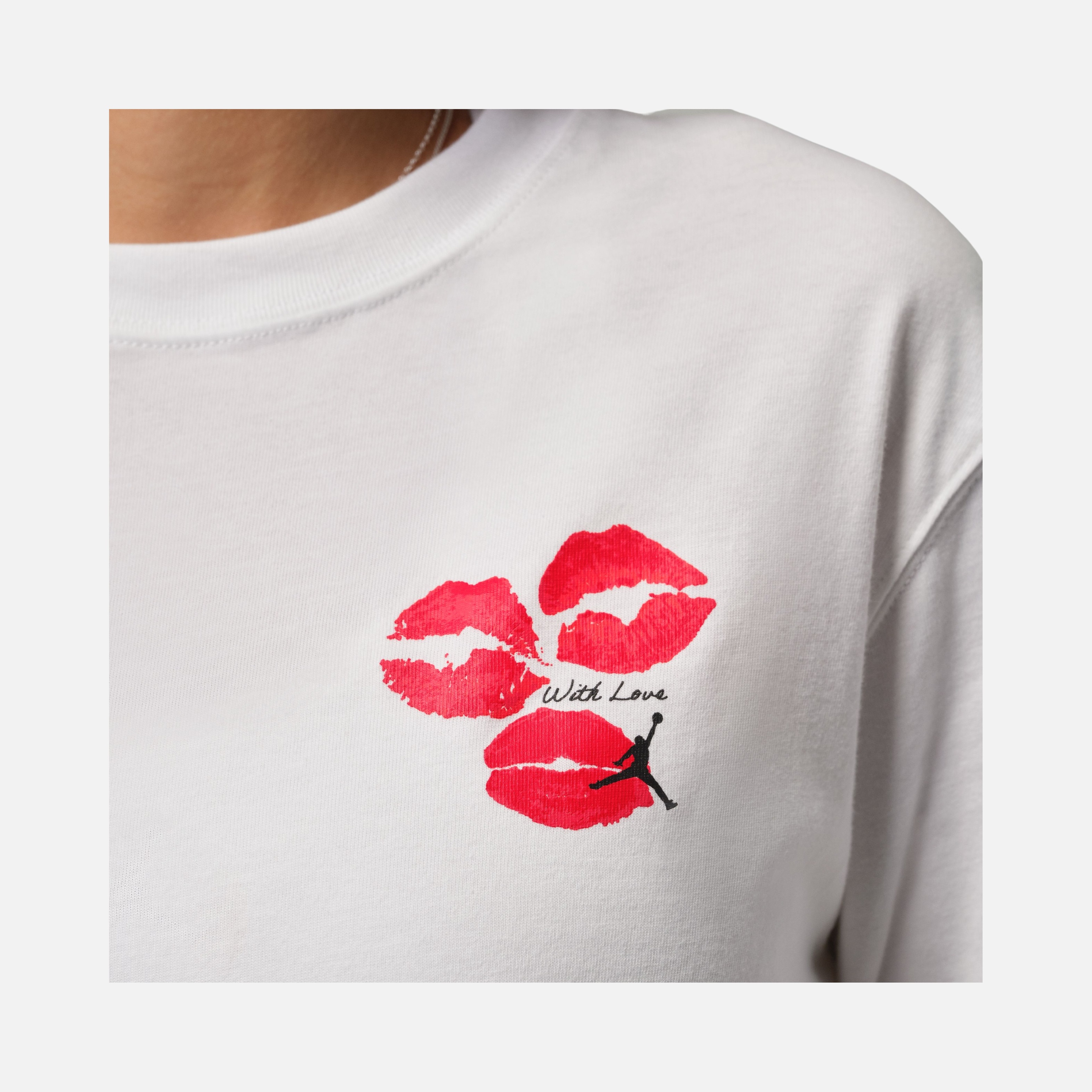 Nike Jordan Flt Ss Gf Gfx Tee Kiss Kadın Tişört