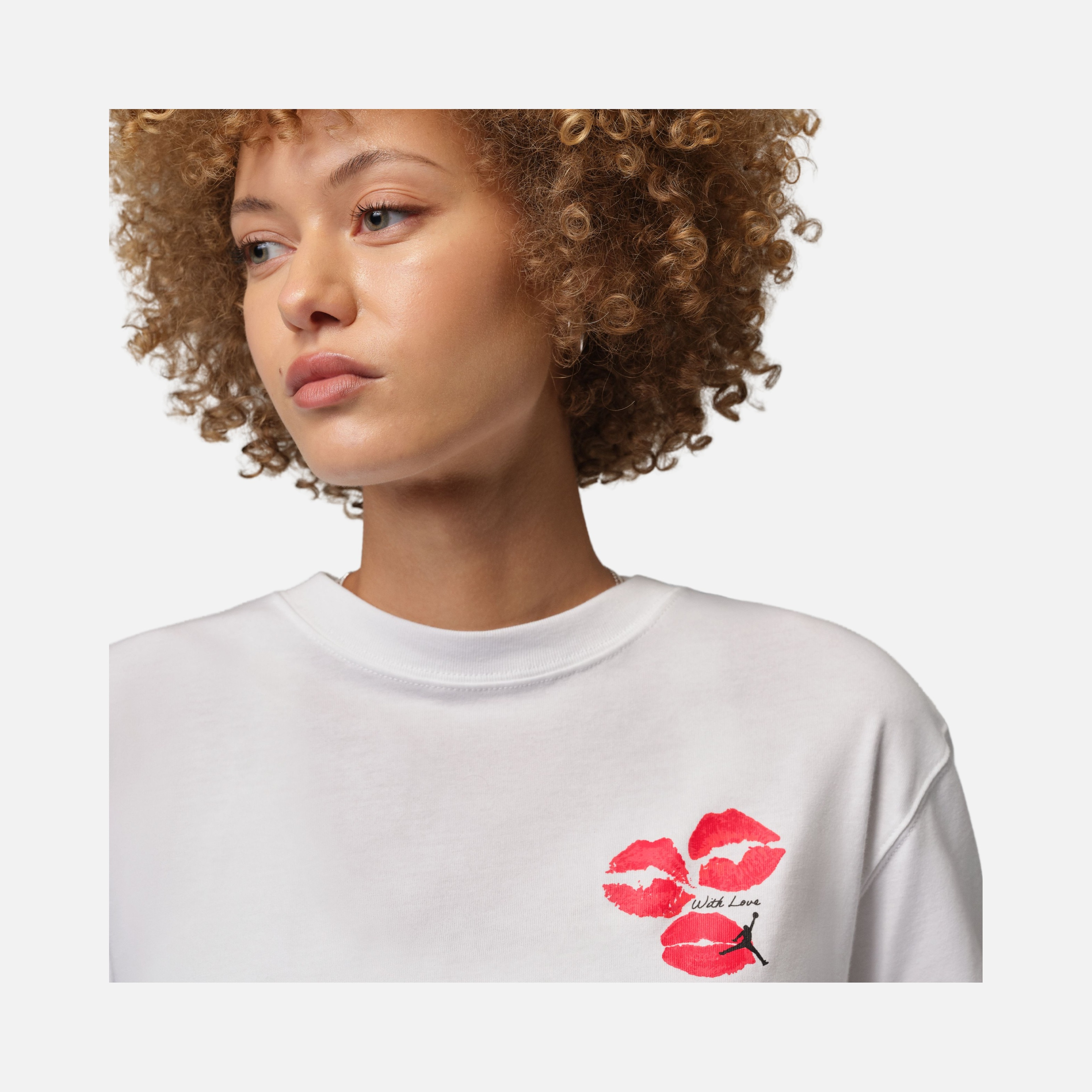 Nike Jordan Flt Ss Gf Gfx Tee Kiss Kadın Tişört