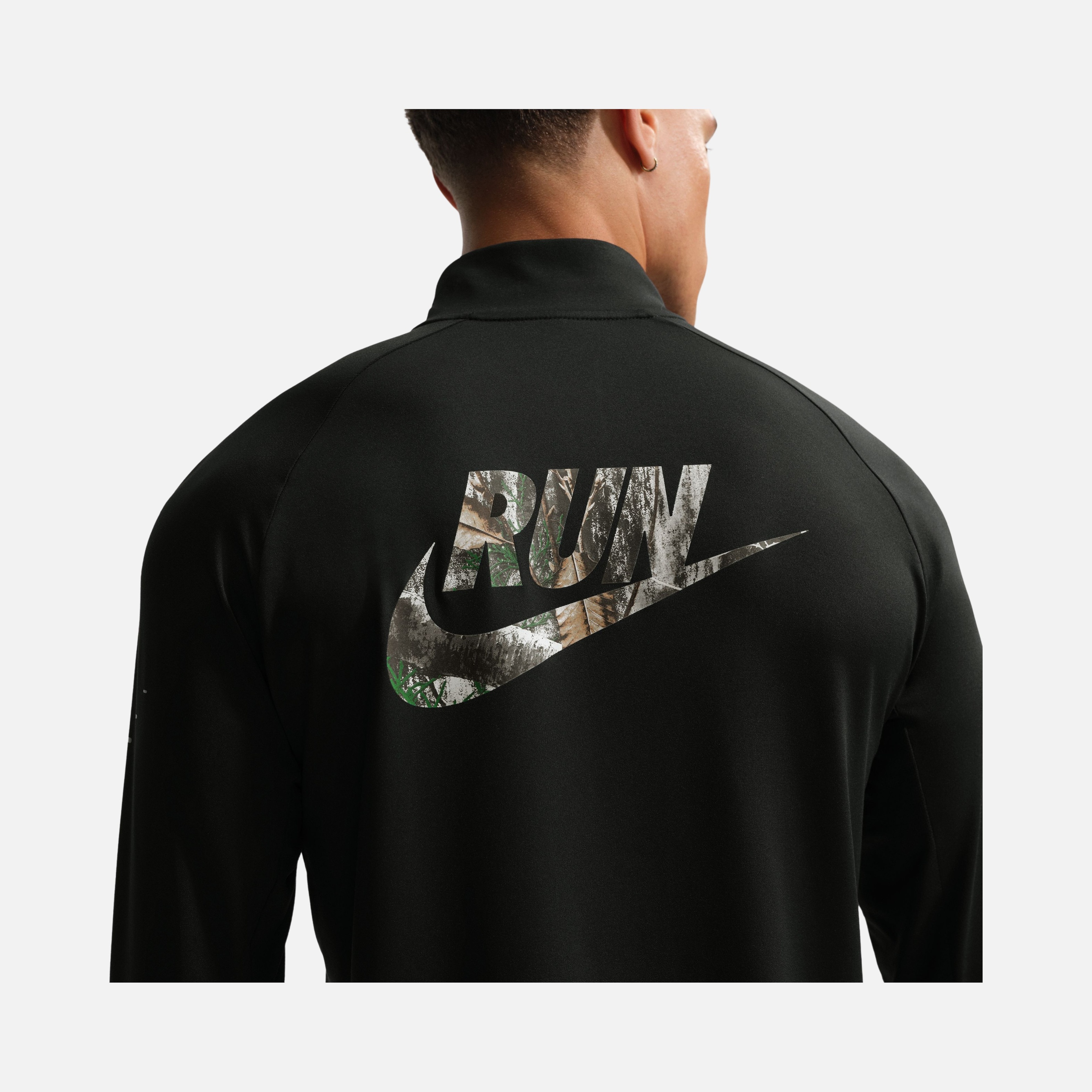 Nike Dri-fit Stride Realtree Midlayer Erkek Uzun Kollu Tişört