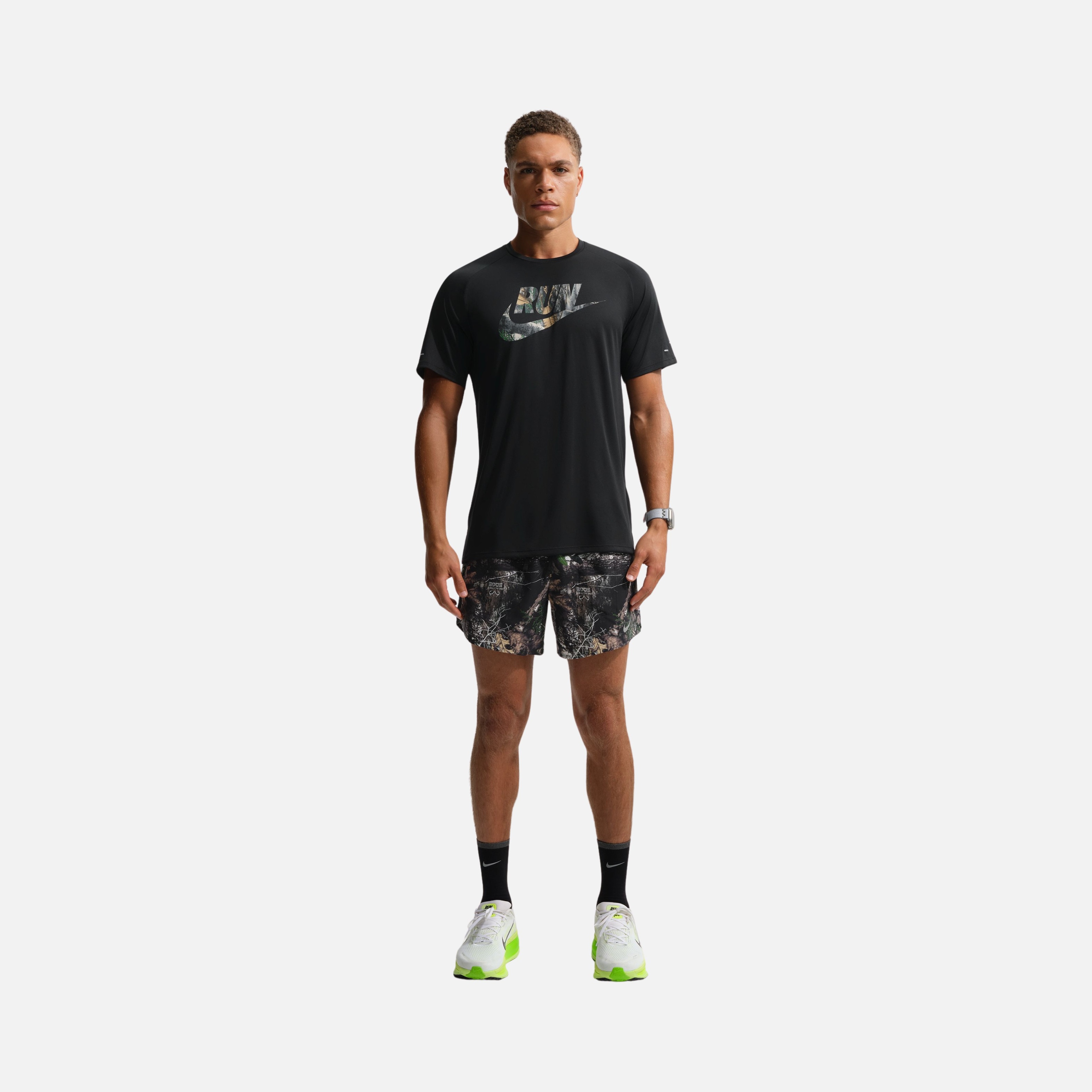 Nike Dri-fit Adv Stride Realtree Ss Erkek Tişört