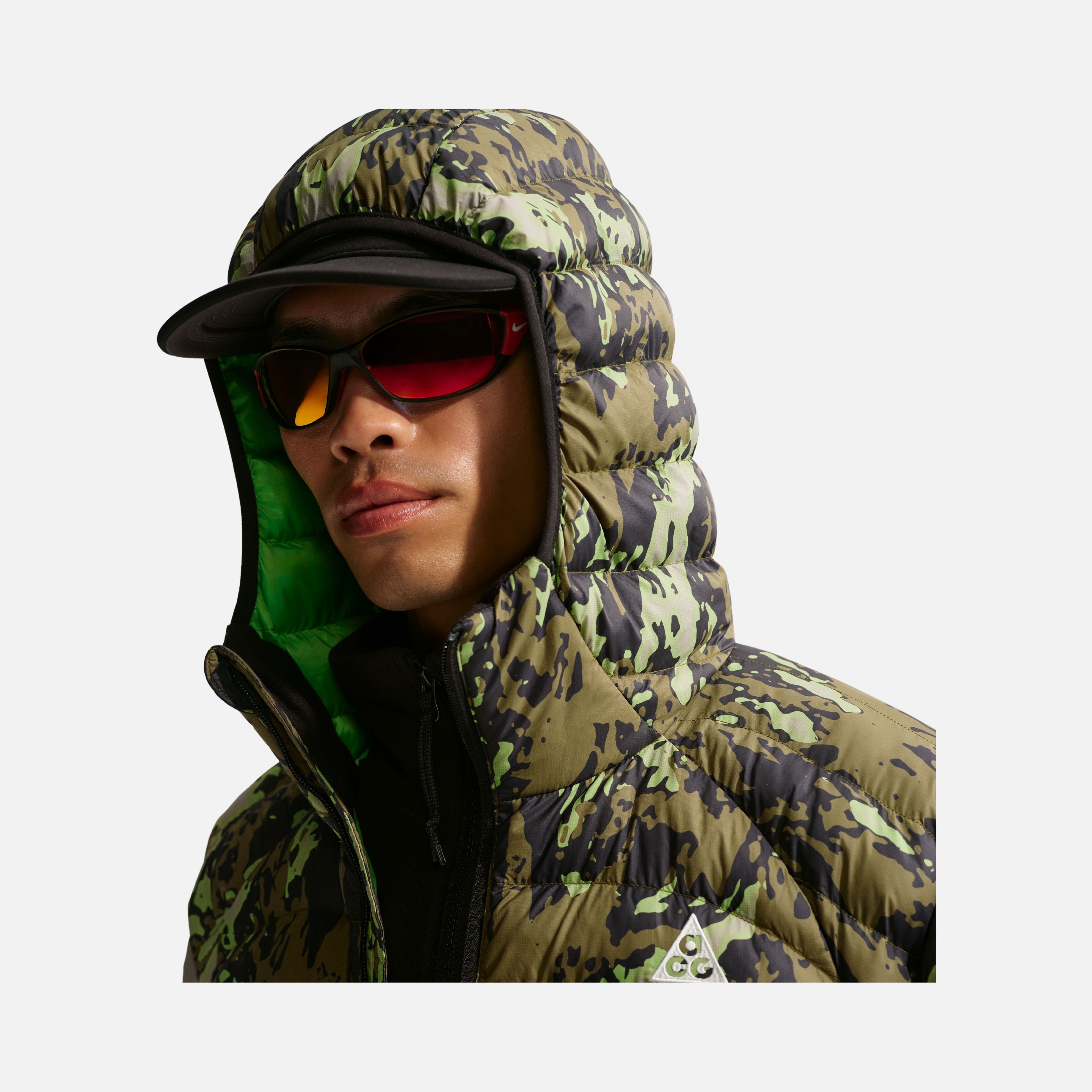 Nike M Acg Tf Adv Lava Flow Jkt Aop Erkek Mont