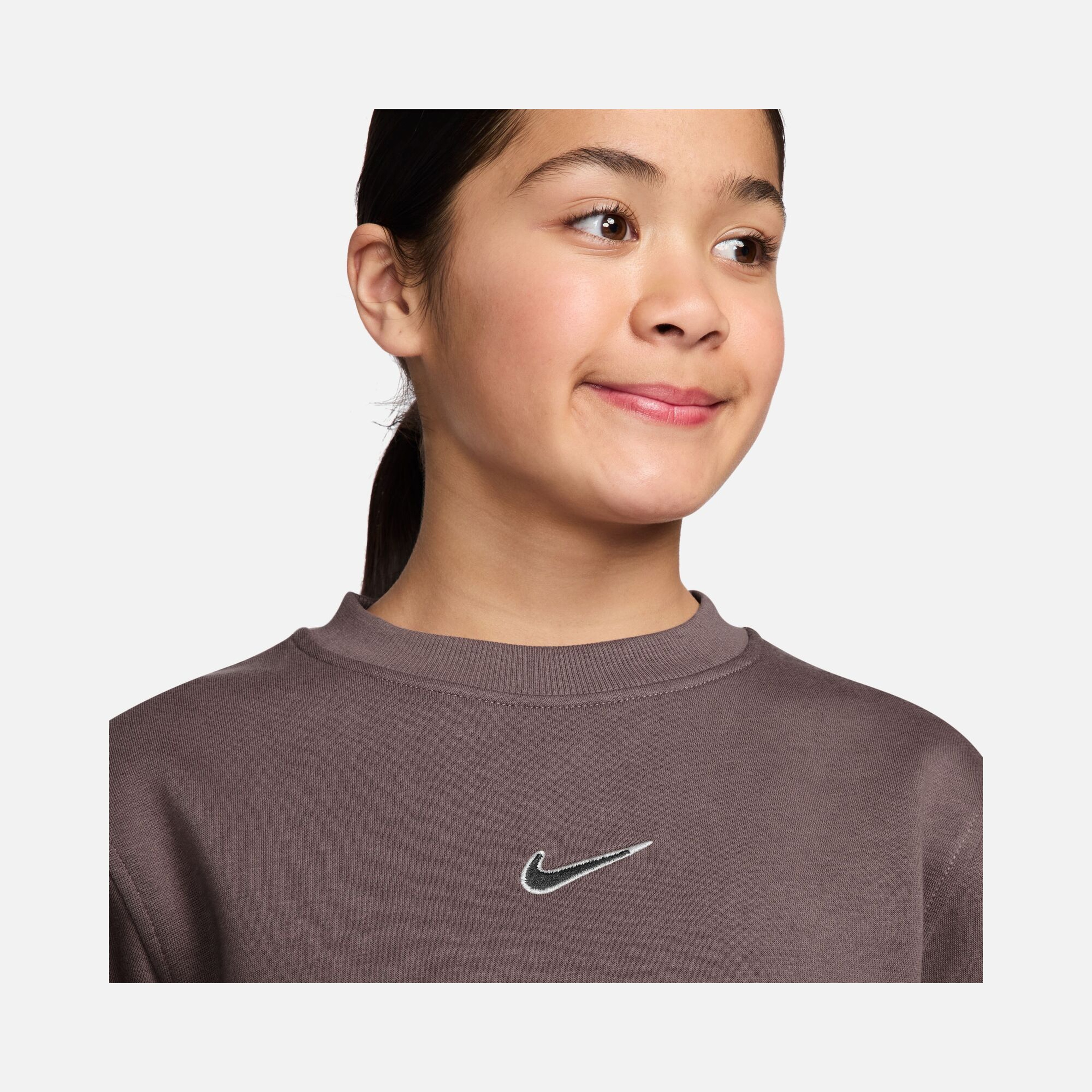 Nike Kylian Mbappe Club Fleece Crew Ls Çocuk Sweatshirt