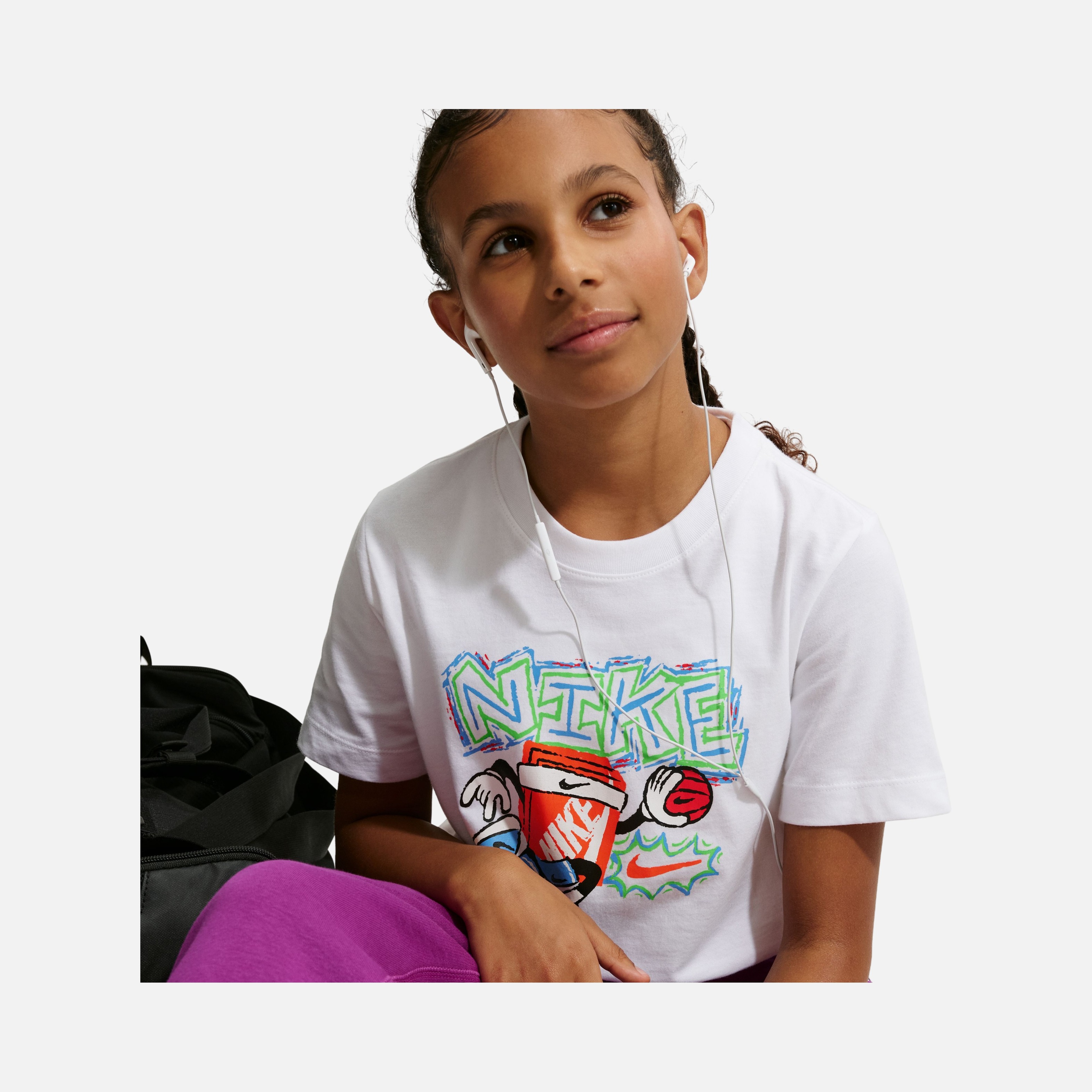 Nike Sportswear Tee Boxy Hoops Çocuk Tişört