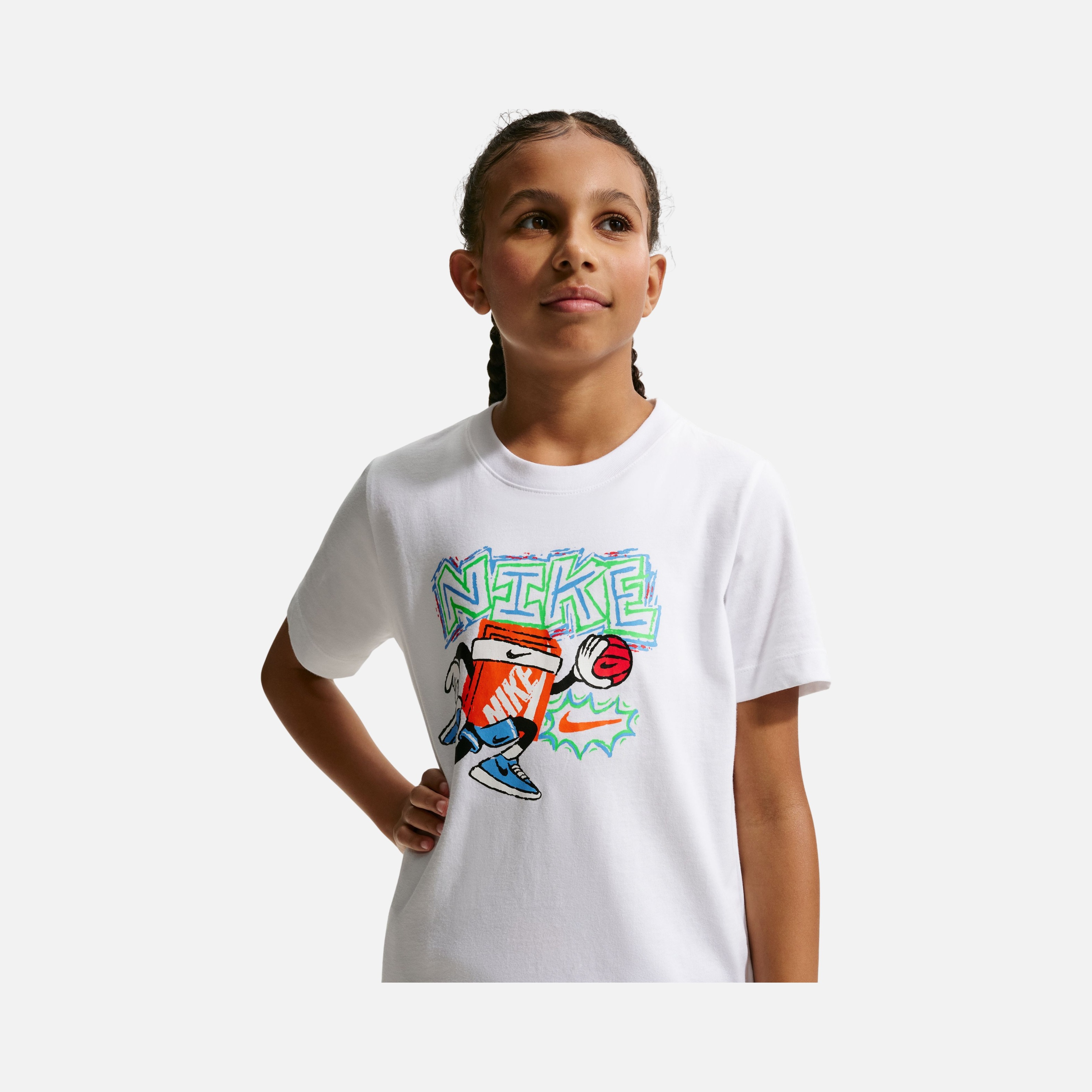 Nike Sportswear Tee Boxy Hoops Çocuk Tişört