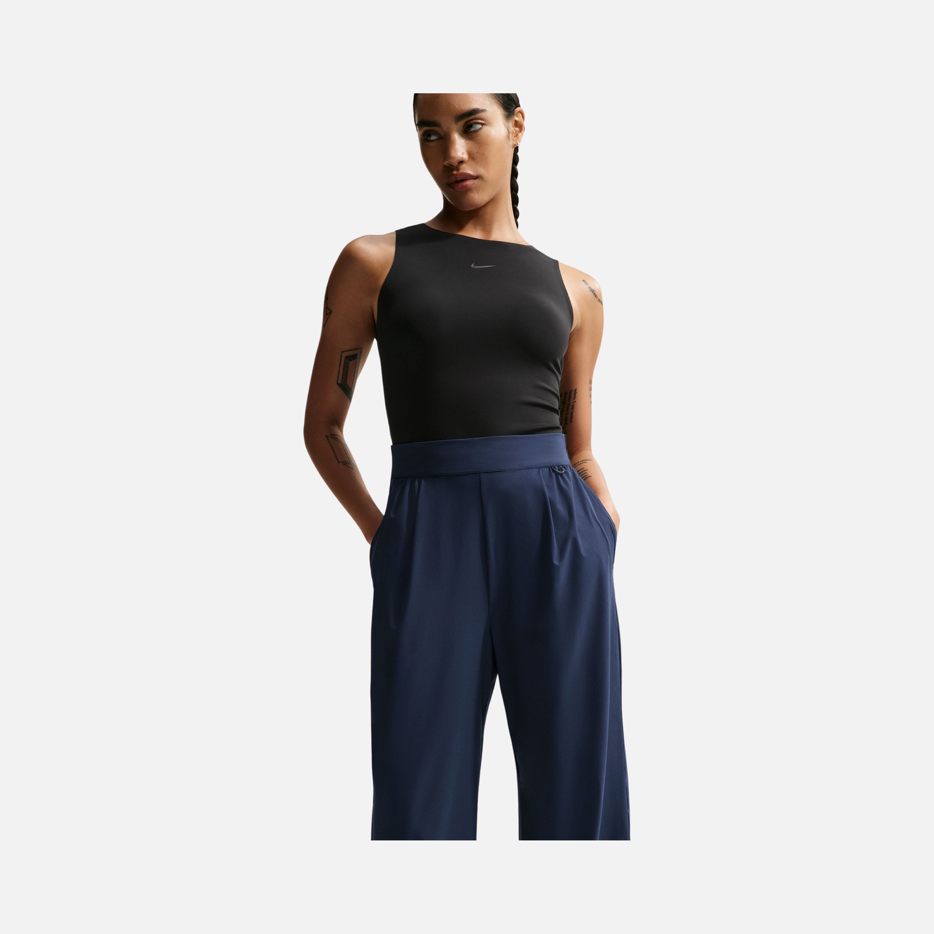 Nike 24.7 Dri-Fit Heritage High Waisted Wide Leg Training Kadın Pantolon